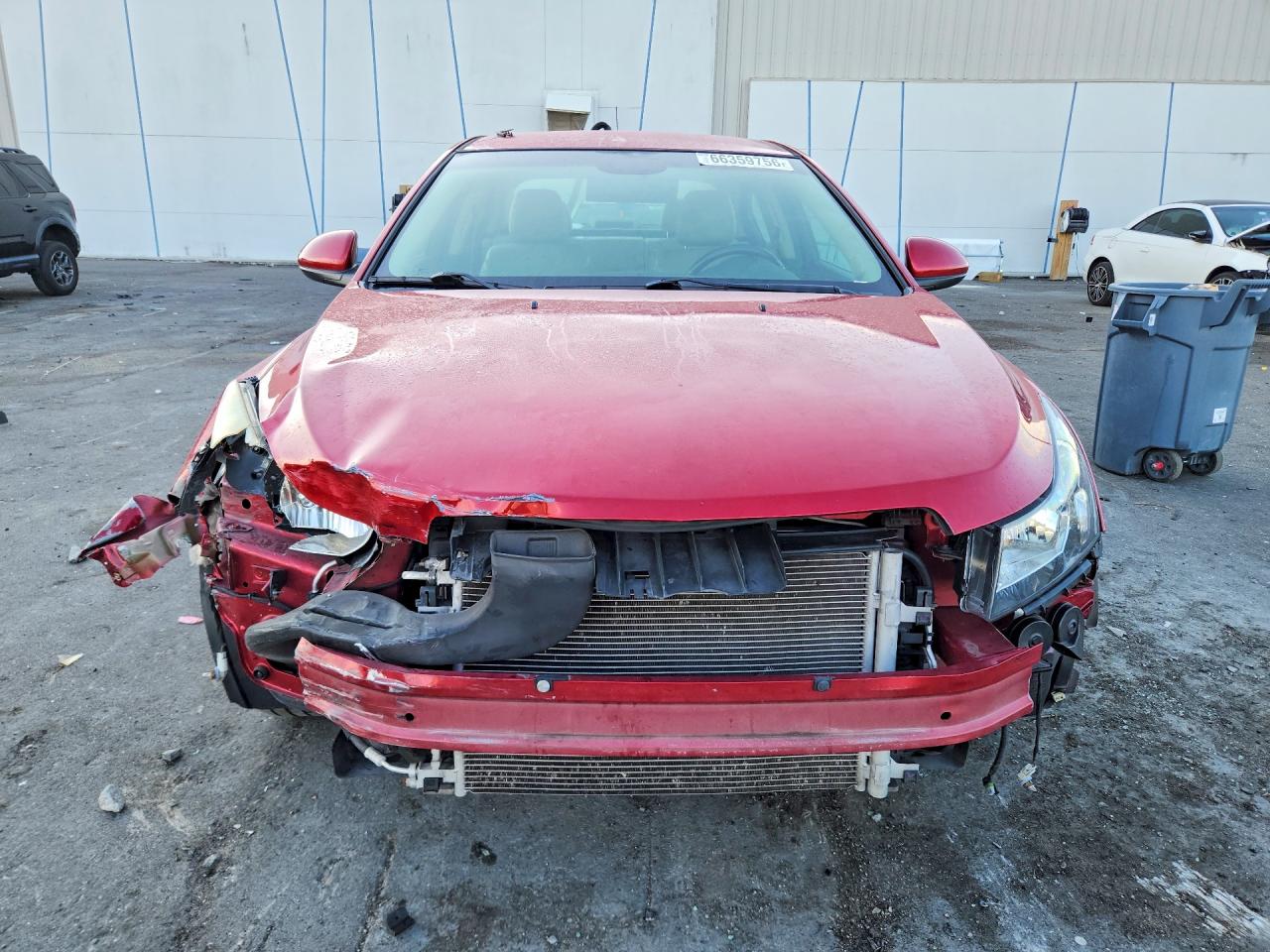 2012 Chevrolet Cruze Lt Red vin: 1G1PG5SC5C7128950