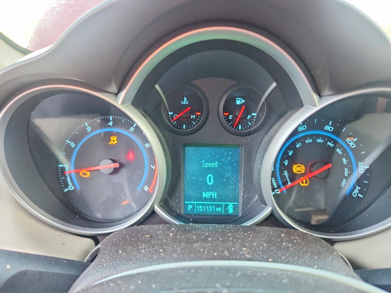 2012 Chevrolet Cruze Lt Red vin: 1G1PG5SC5C7128950