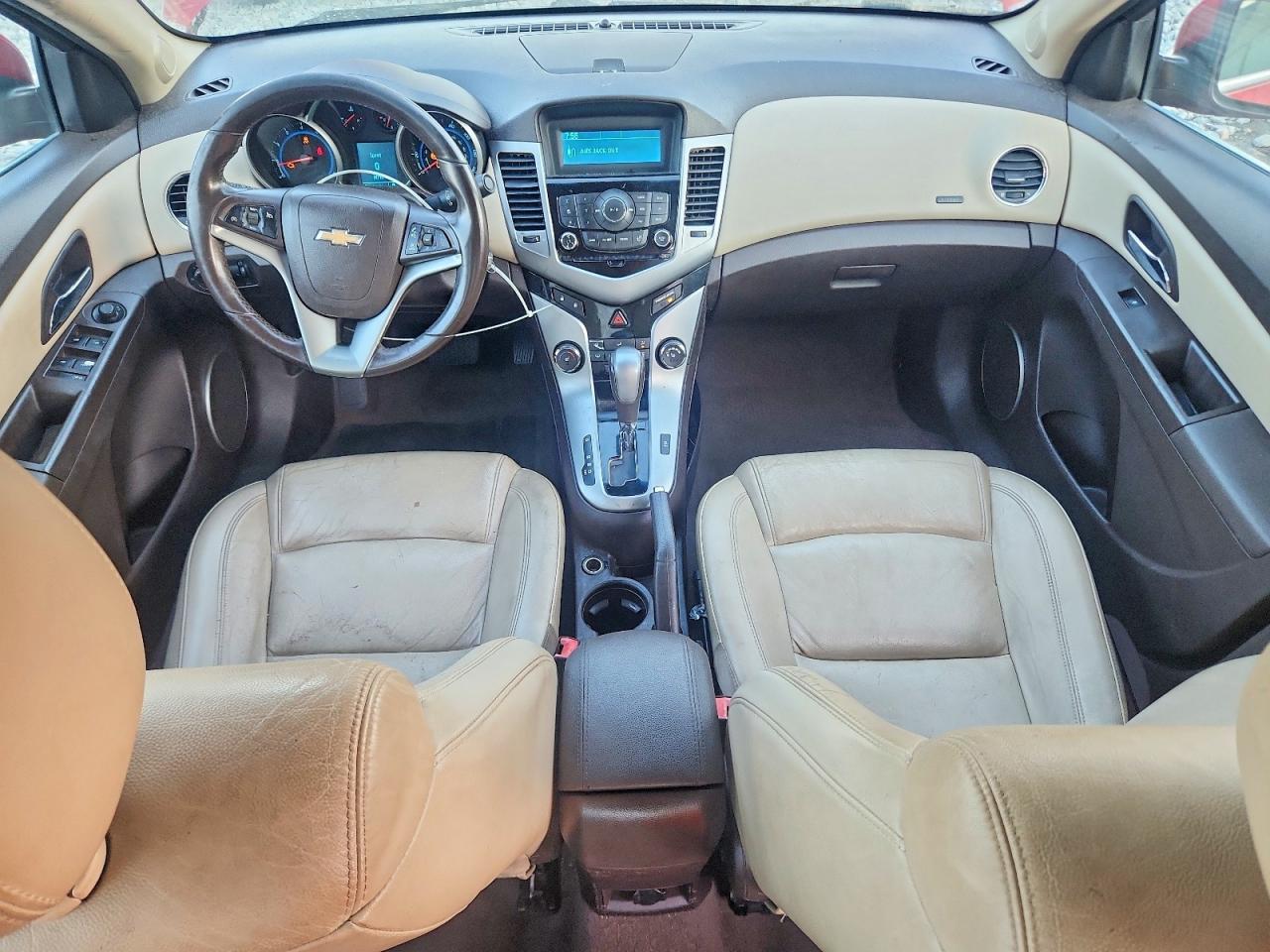 2012 Chevrolet Cruze Lt Red vin: 1G1PG5SC5C7128950