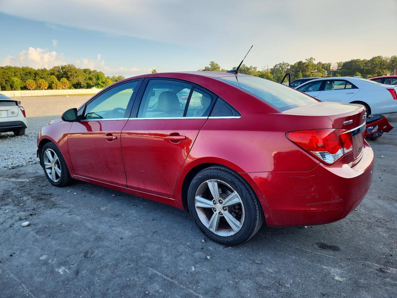 2012 Chevrolet Cruze Lt Red vin: 1G1PG5SC5C7128950