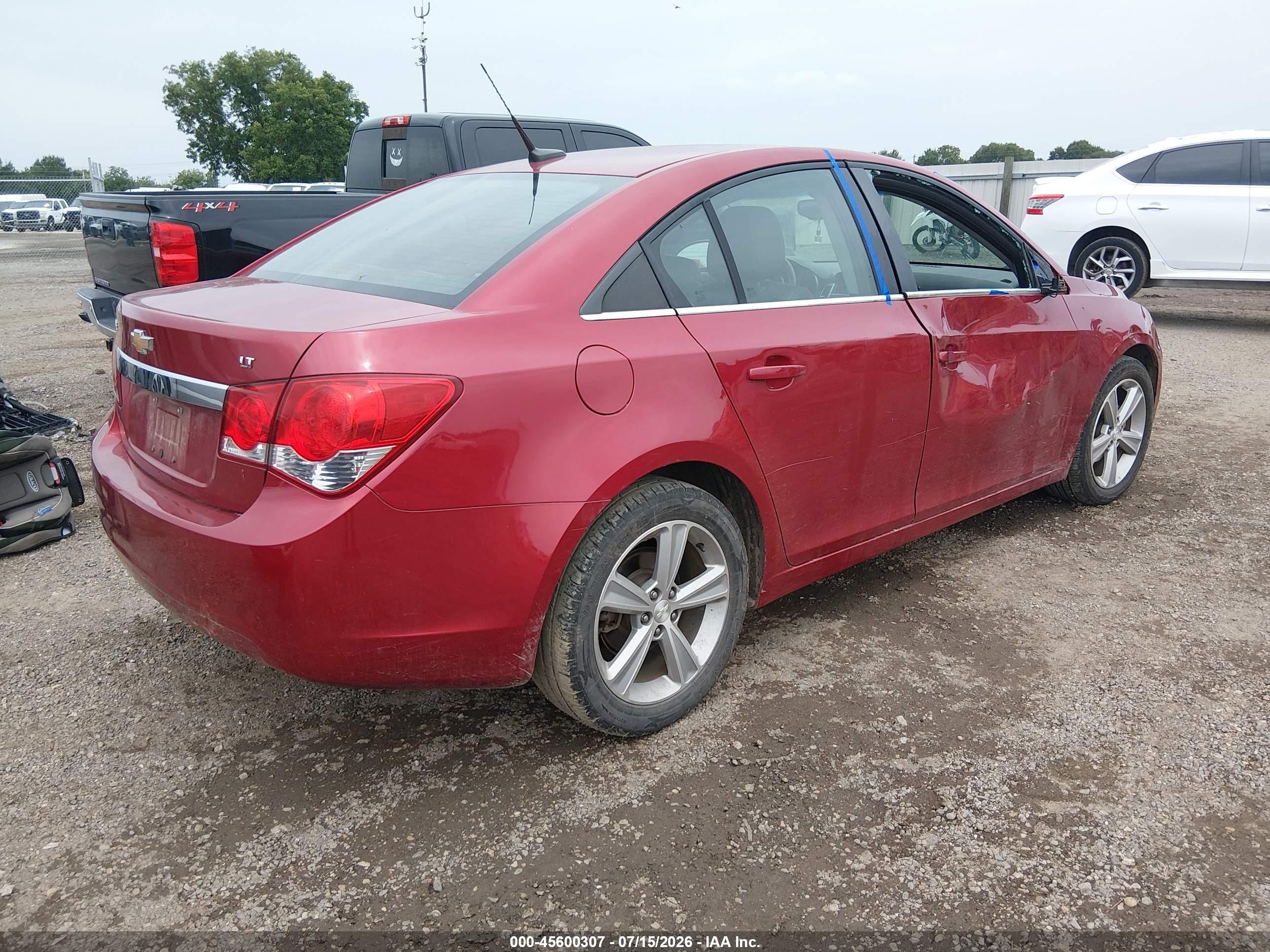 2012 Chevrolet Cruze 2lt Красный vin: 1G1PG5SC5C7165125