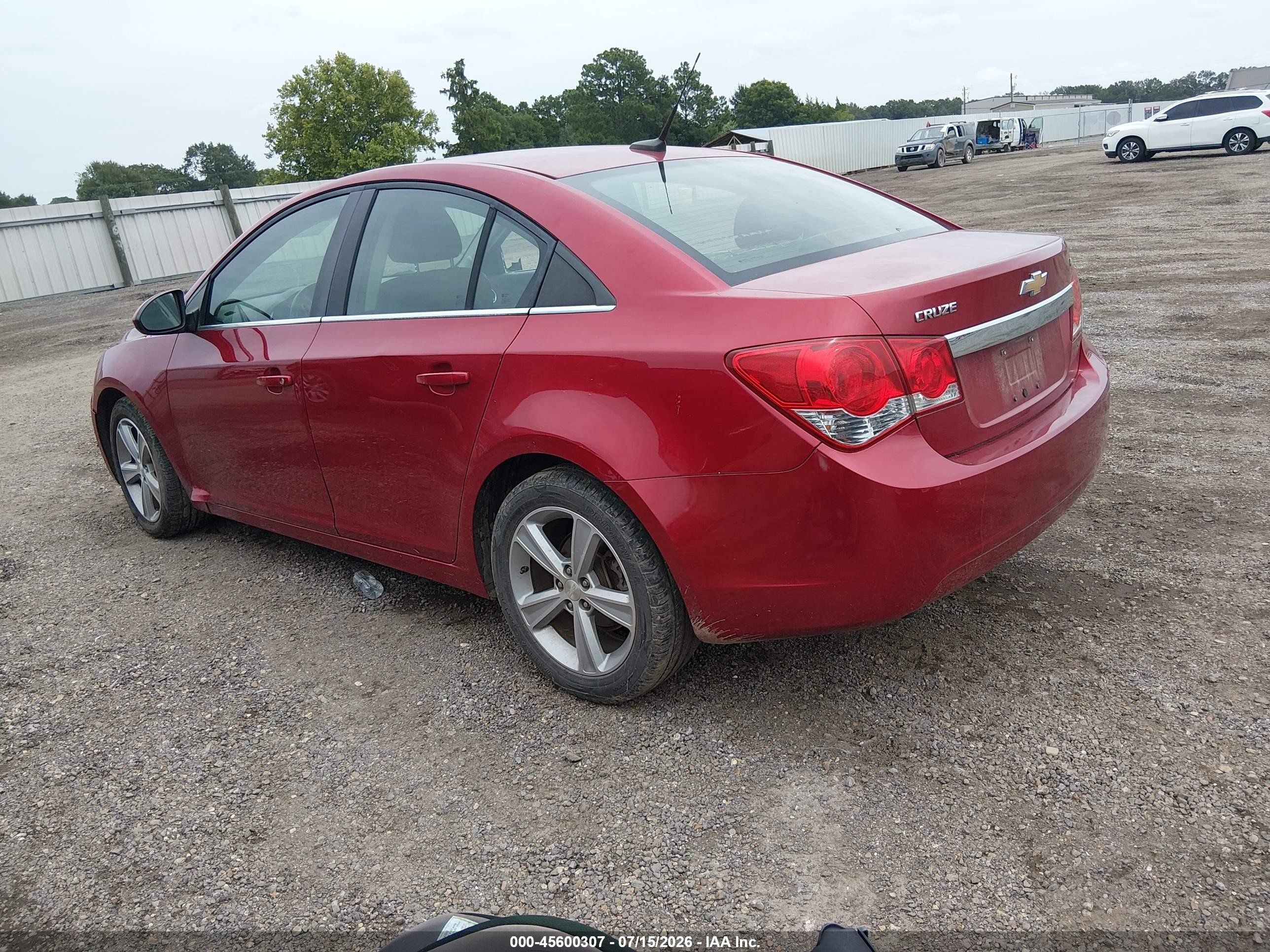 2012 Chevrolet Cruze 2lt Красный vin: 1G1PG5SC5C7165125