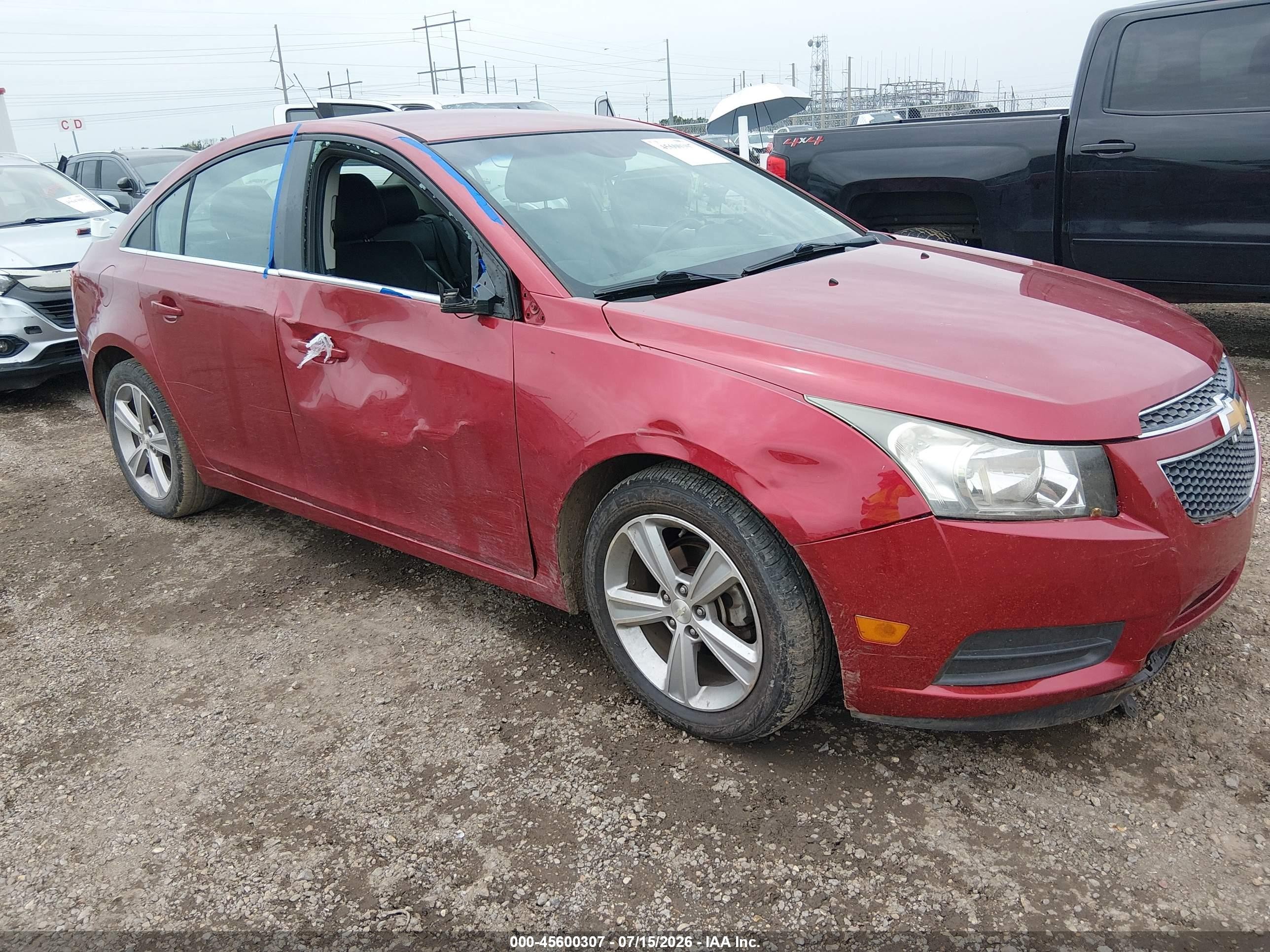 2012 Chevrolet Cruze 2lt Красный vin: 1G1PG5SC5C7165125