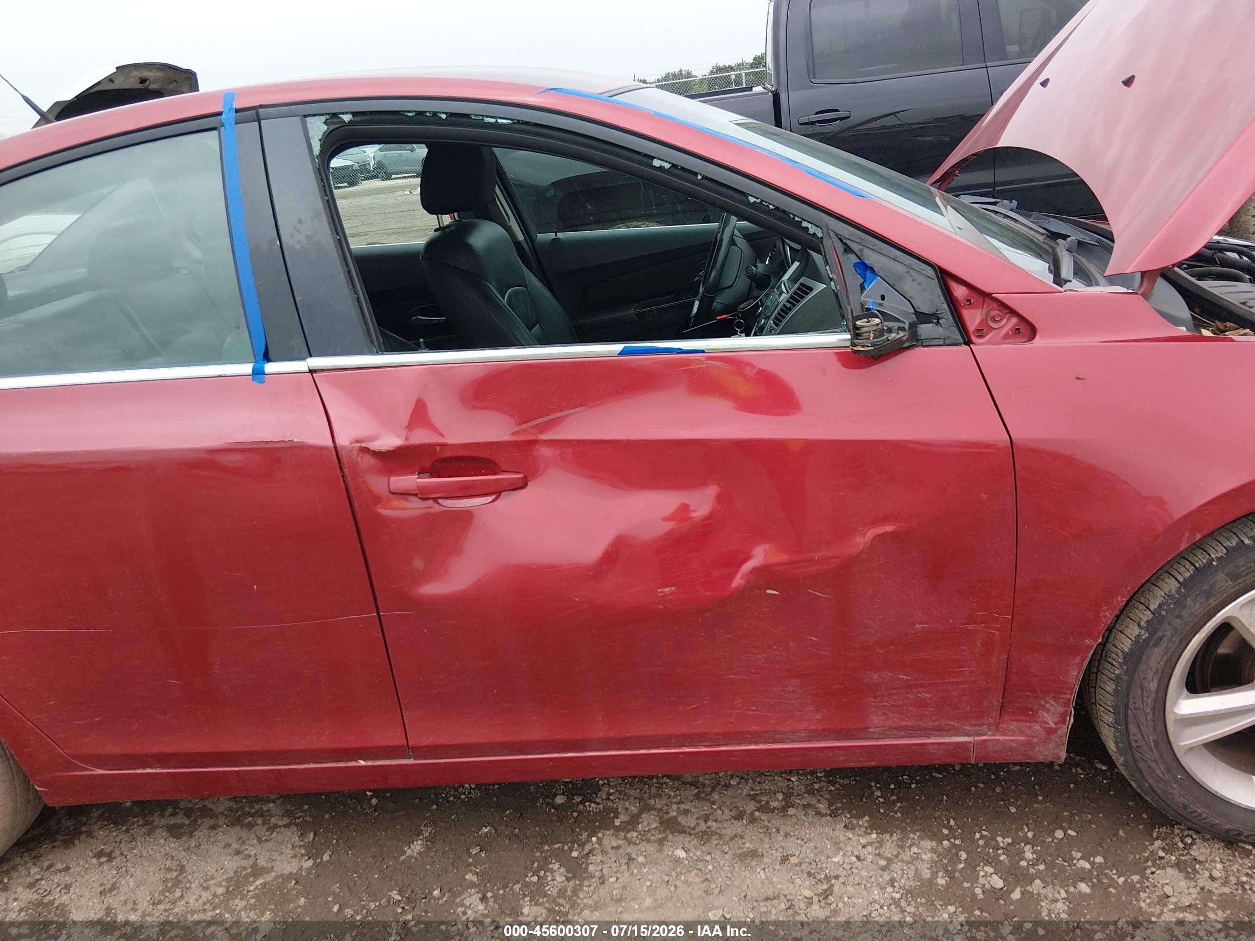 2012 Chevrolet Cruze 2lt Красный vin: 1G1PG5SC5C7165125