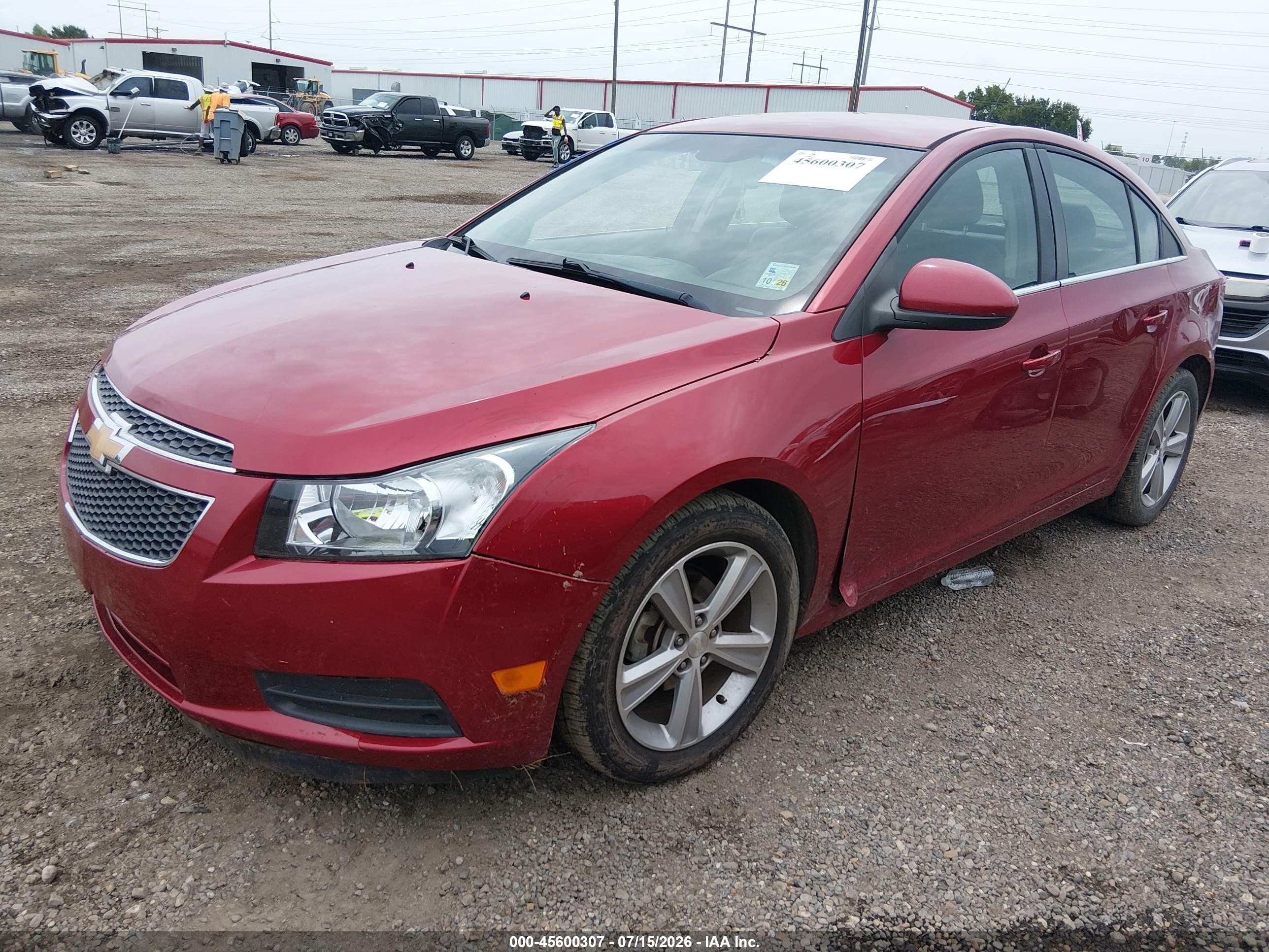 2012 Chevrolet Cruze 2lt Красный vin: 1G1PG5SC5C7165125
