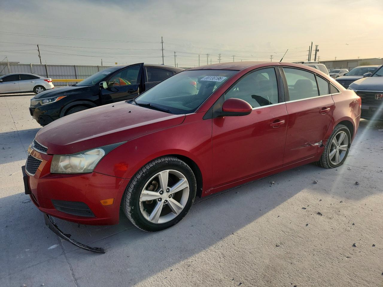 2012 Chevrolet Cruze Lt Red vin: 1G1PG5SC5C7184595