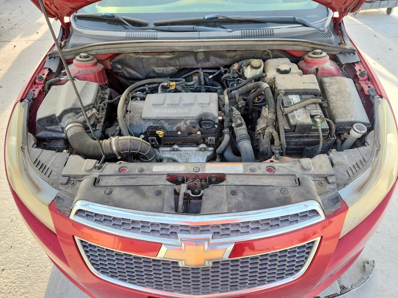 2012 Chevrolet Cruze Lt Red vin: 1G1PG5SC5C7184595