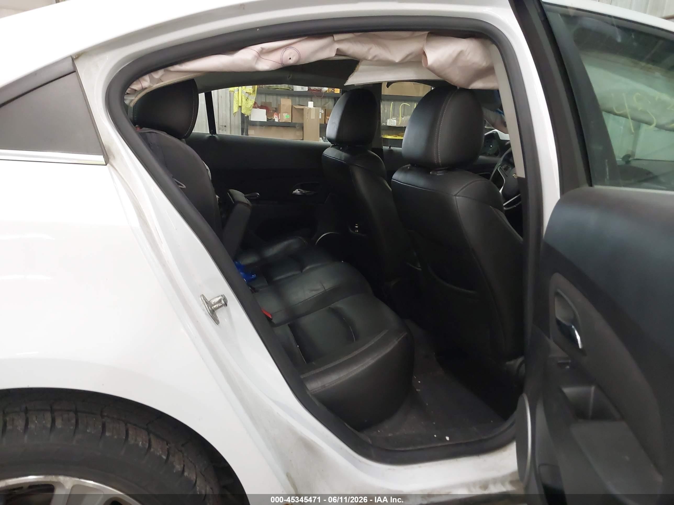 2012 Chevrolet Cruze 2lt White vin: 1G1PG5SC6C7243816