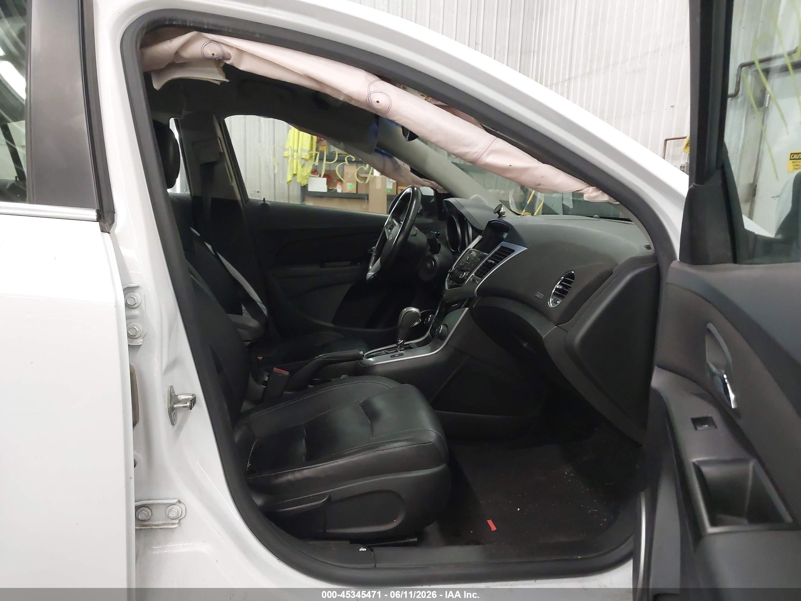 2012 Chevrolet Cruze 2lt White vin: 1G1PG5SC6C7243816