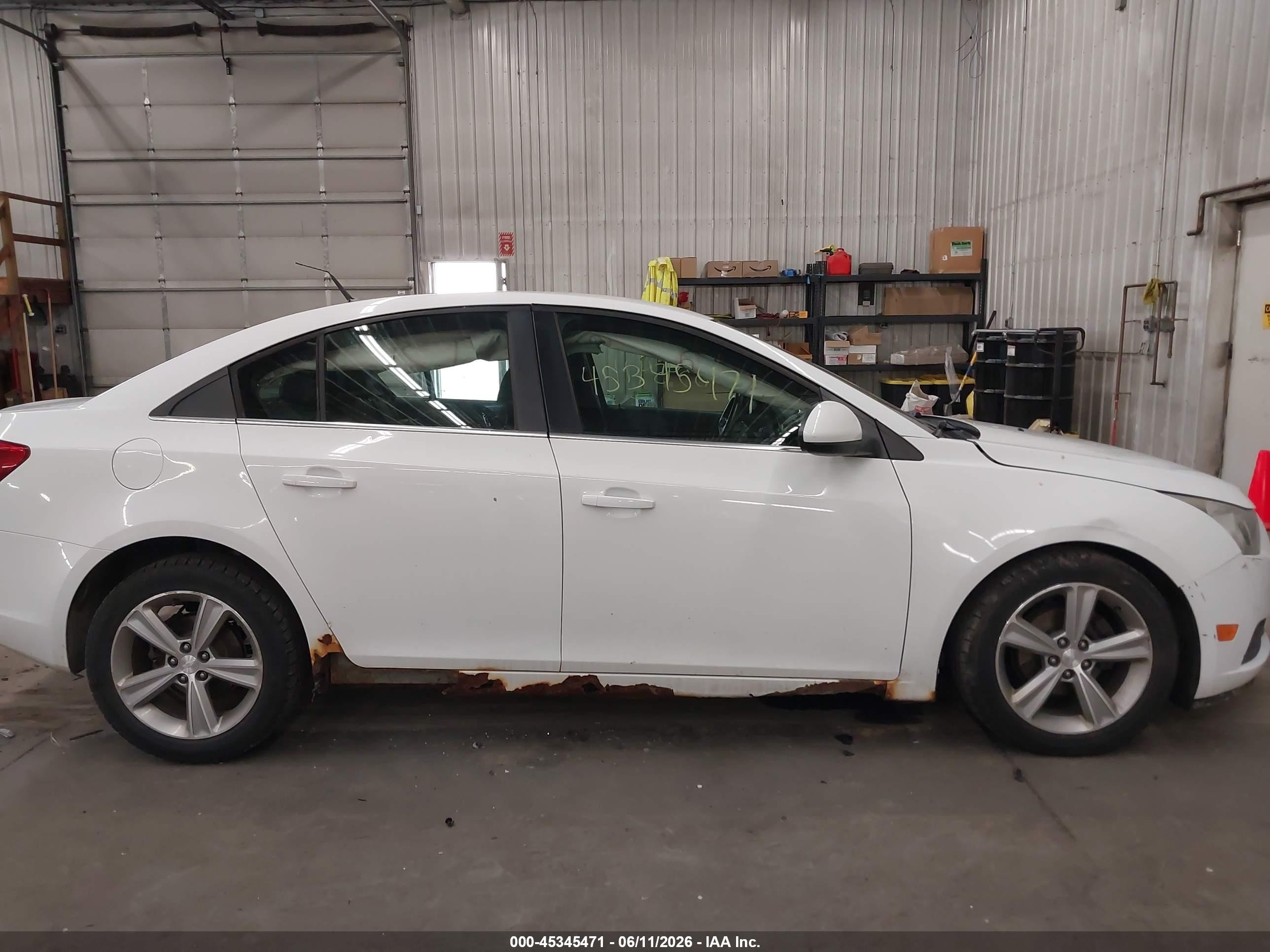 2012 Chevrolet Cruze 2lt White vin: 1G1PG5SC6C7243816