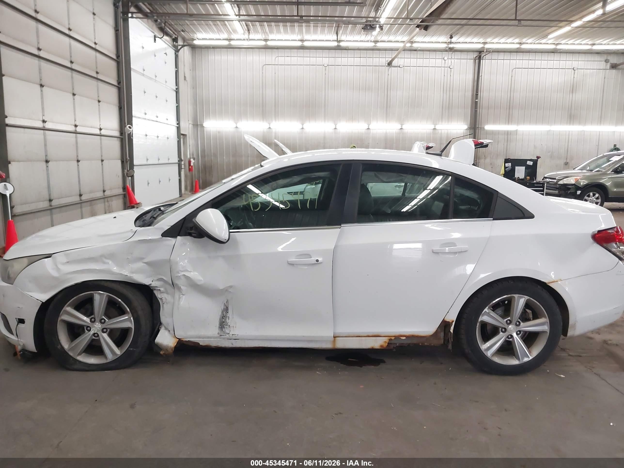 2012 Chevrolet Cruze 2lt White vin: 1G1PG5SC6C7243816