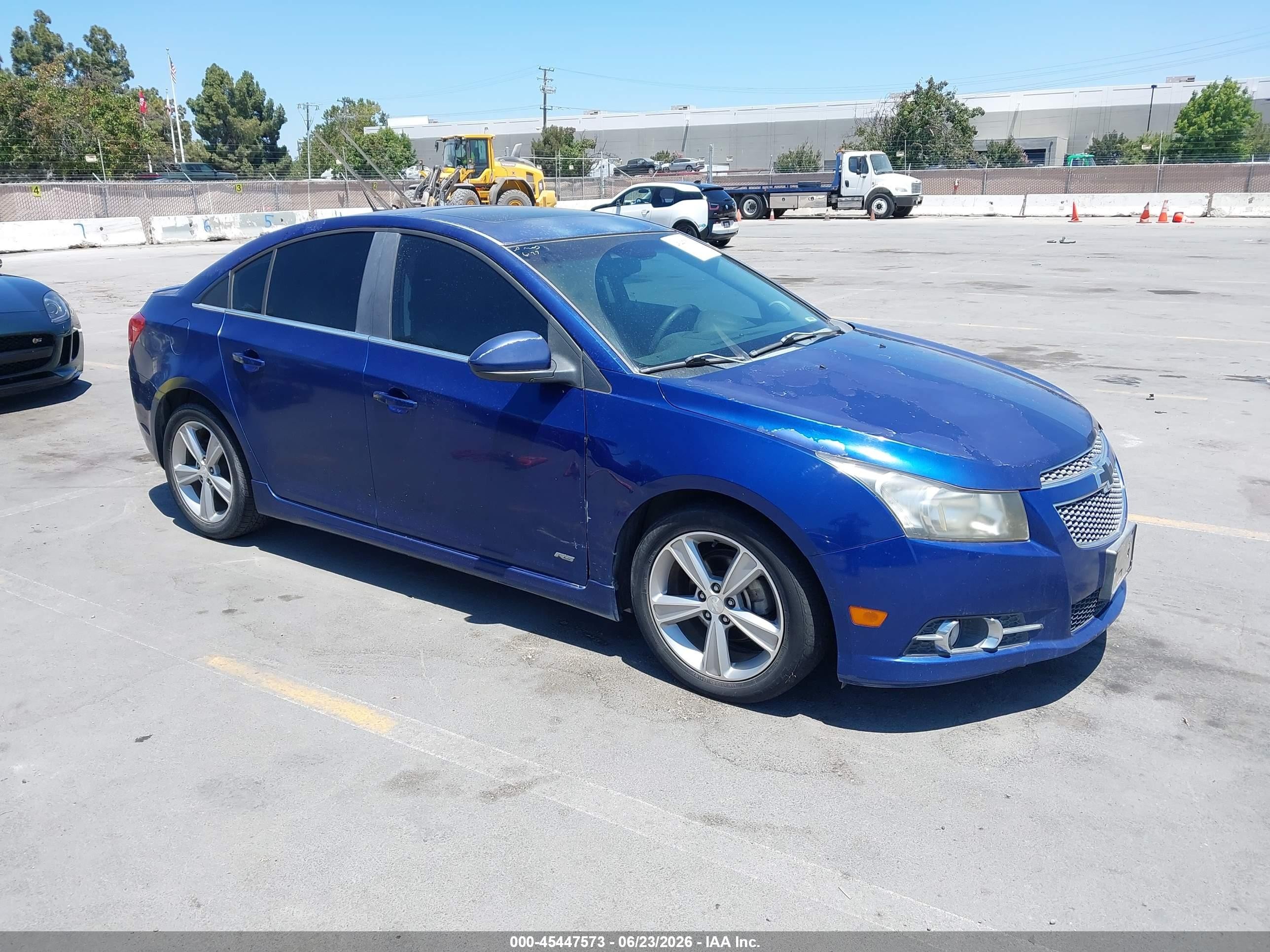 2012 Chevrolet Cruze 2lt Blue vin: 1G1PG5SC6C7252399