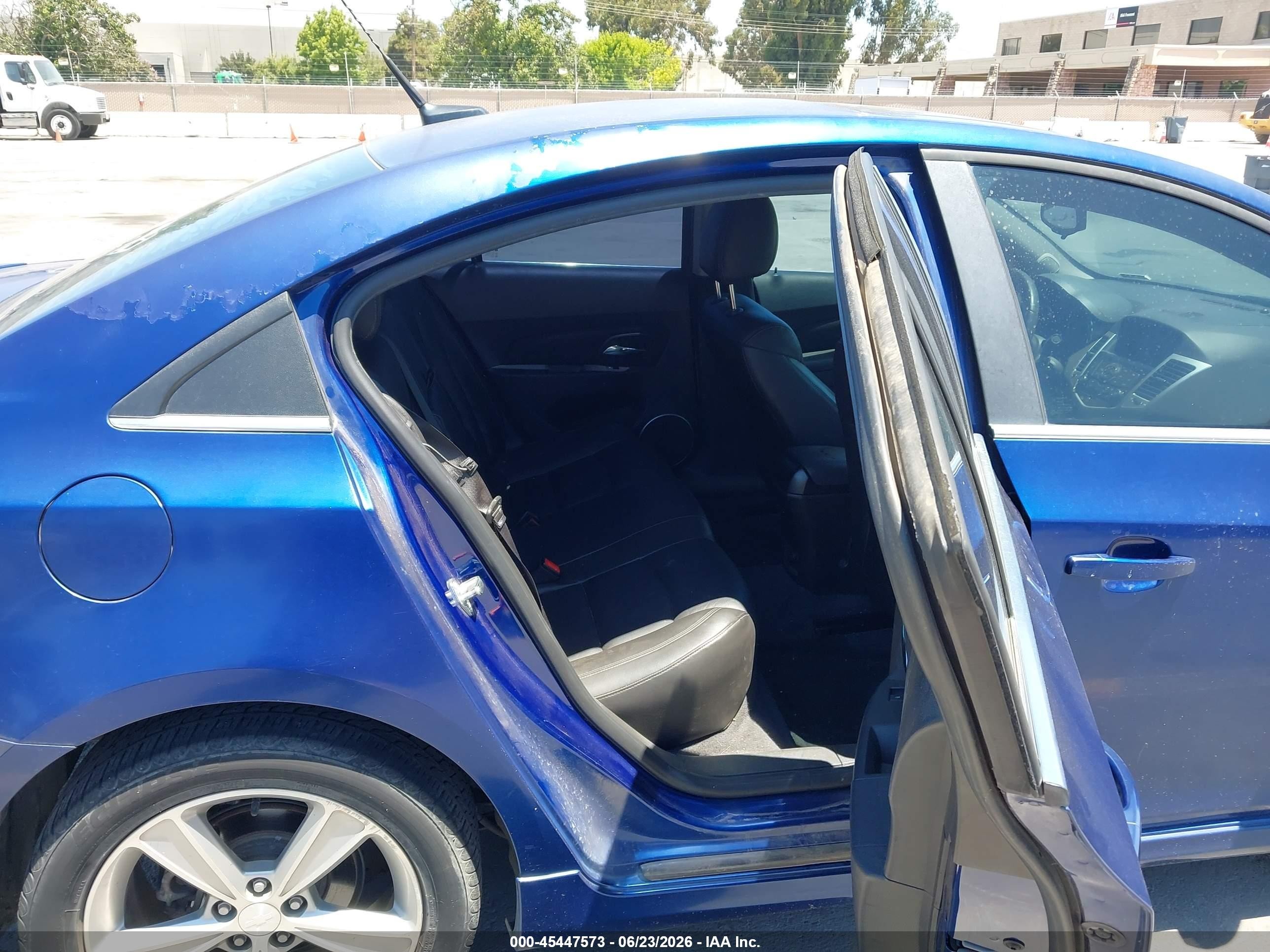 2012 Chevrolet Cruze 2lt Blue vin: 1G1PG5SC6C7252399