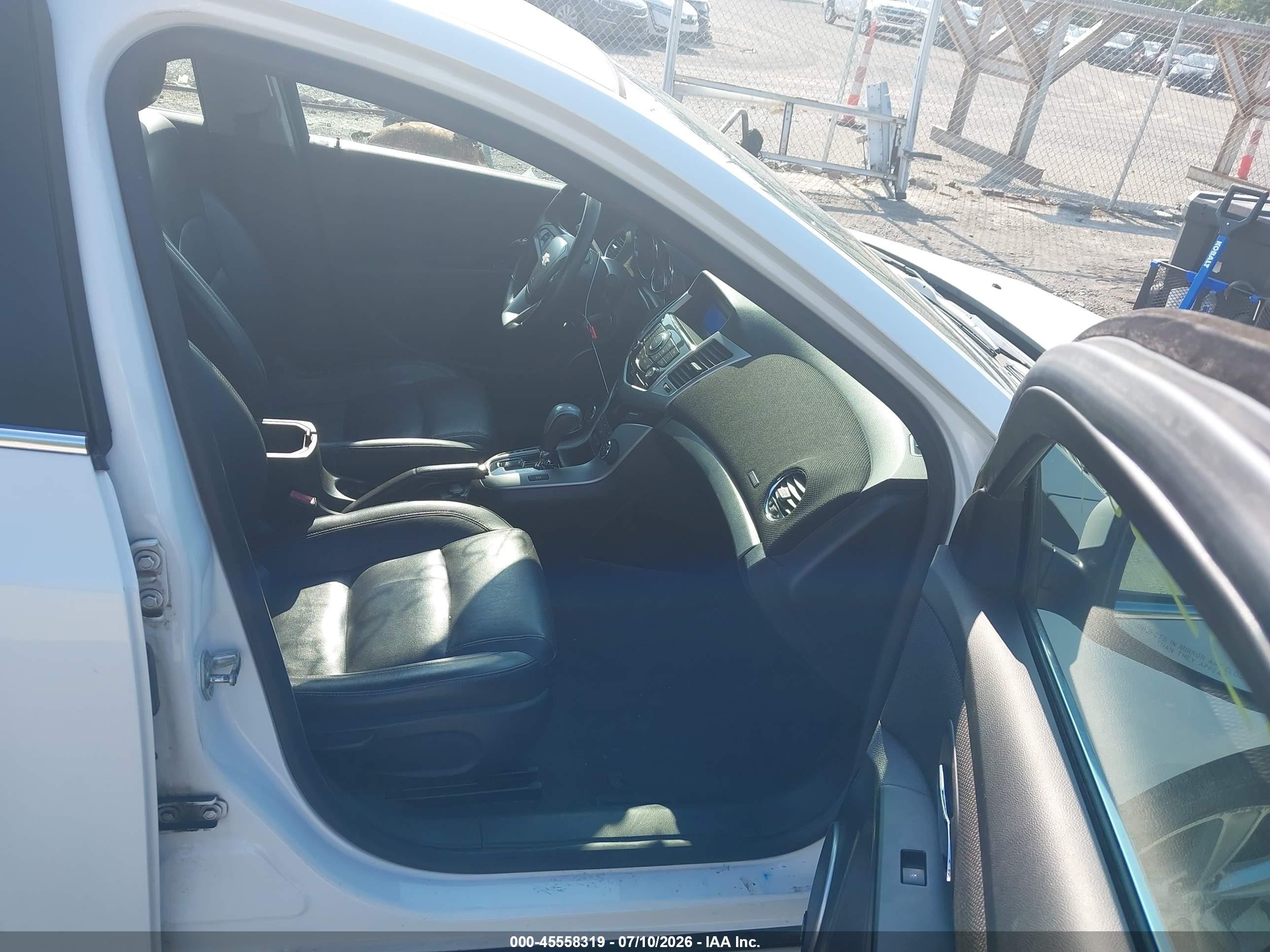 2012 Chevrolet Cruze 2lt White vin: 1G1PG5SC6C7355449