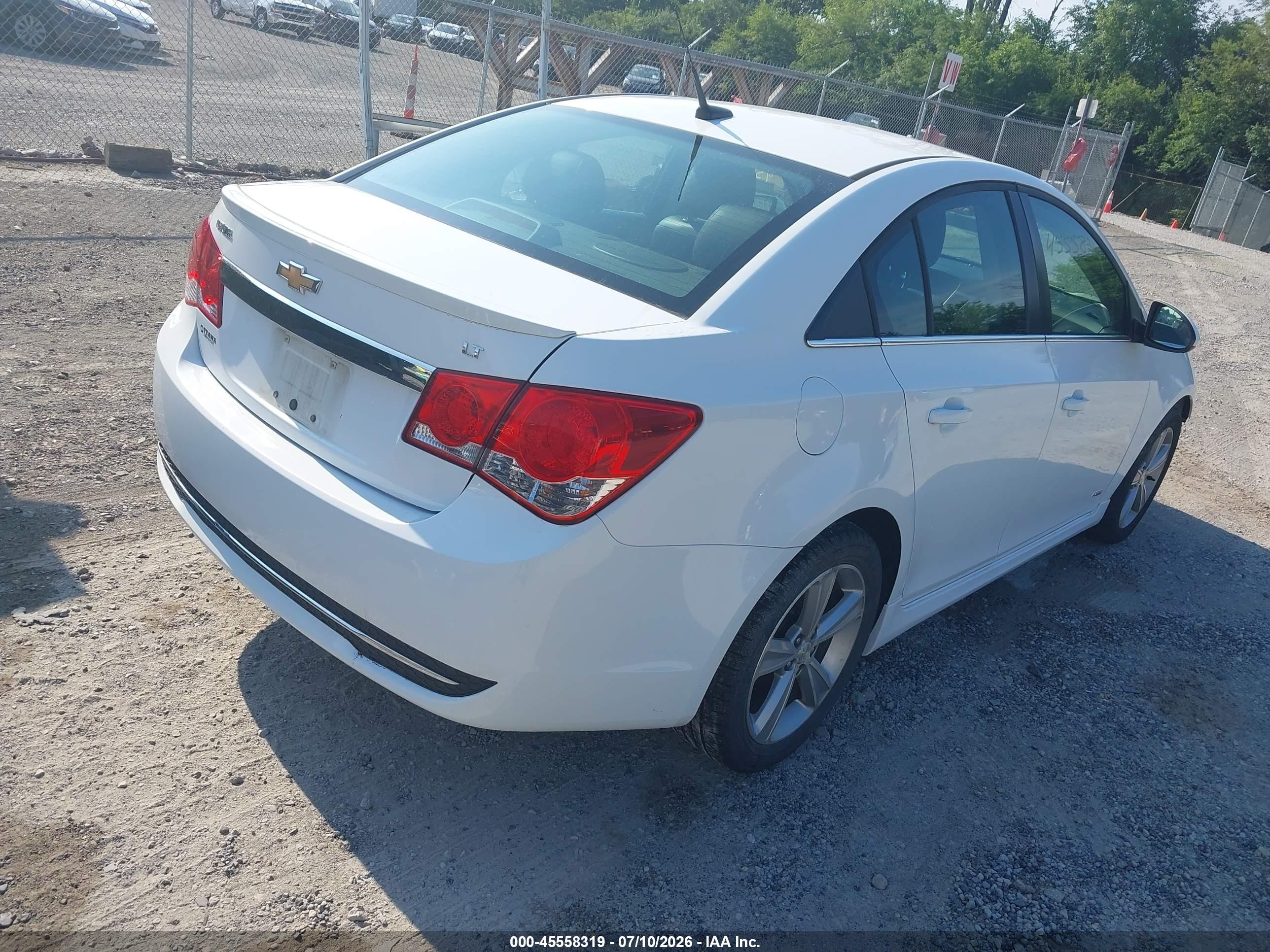 2012 Chevrolet Cruze 2lt White vin: 1G1PG5SC6C7355449