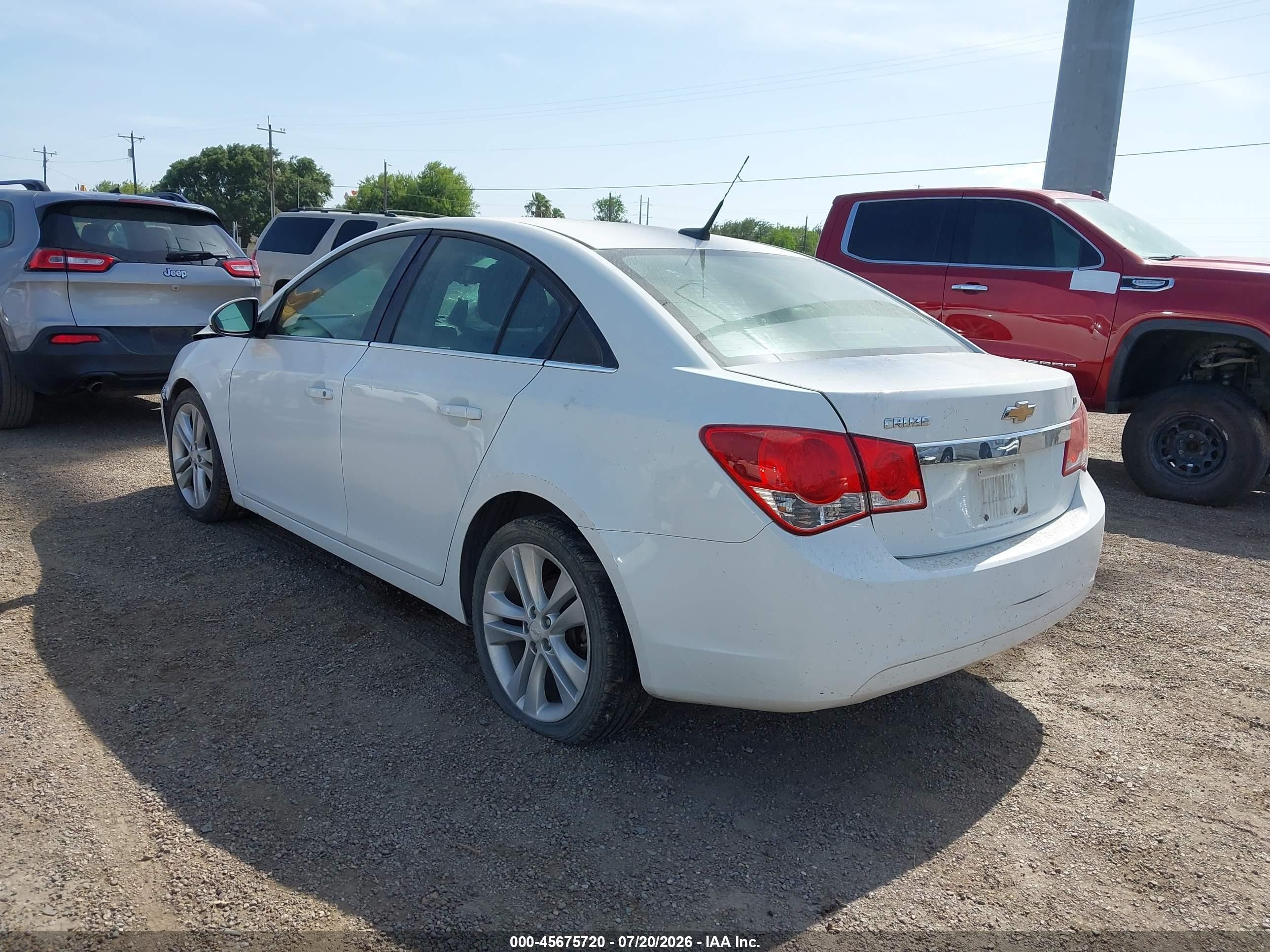 2012 Chevrolet Cruze 2lt White vin: 1G1PG5SC6C7384238