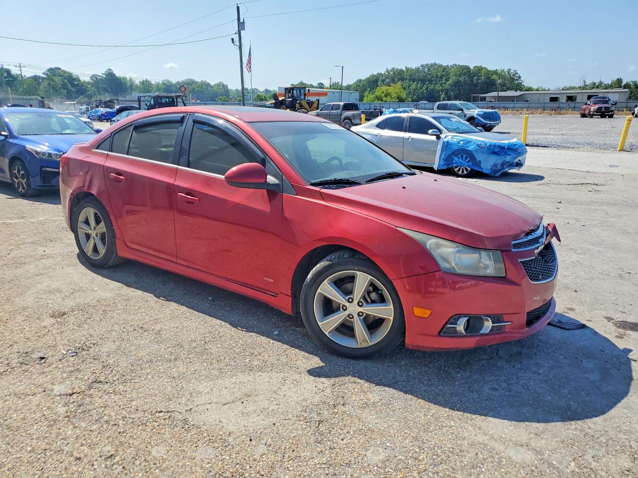 2012 Chevrolet Cruze Lt Burgundy vin: 1G1PG5SC7C7127007