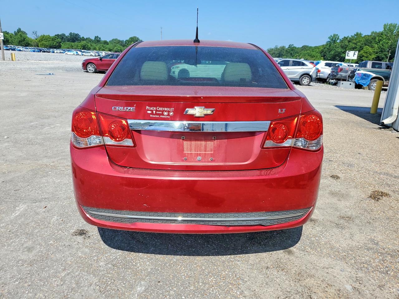 2012 Chevrolet Cruze Lt Burgundy vin: 1G1PG5SC7C7127007