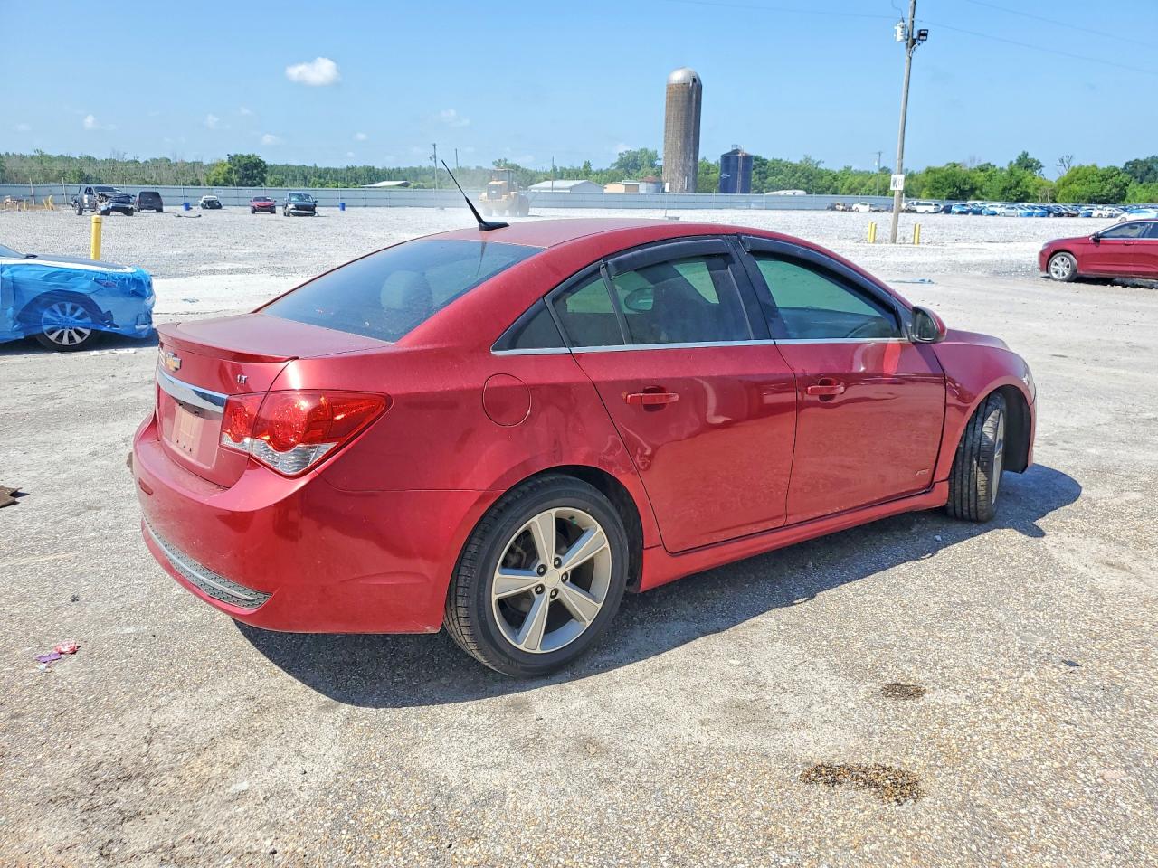 2012 Chevrolet Cruze Lt Burgundy vin: 1G1PG5SC7C7127007