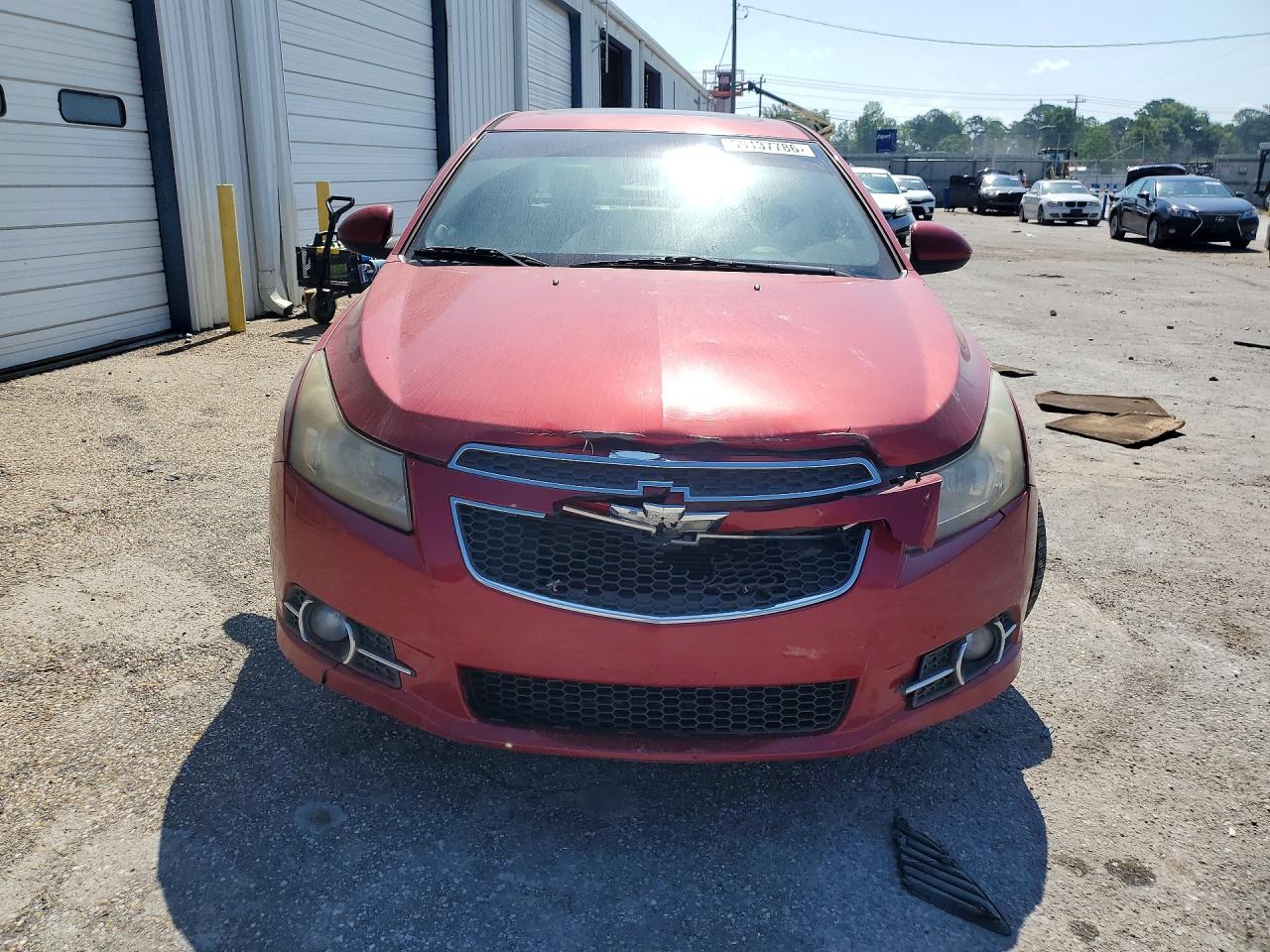 2012 Chevrolet Cruze Lt Burgundy vin: 1G1PG5SC7C7127007