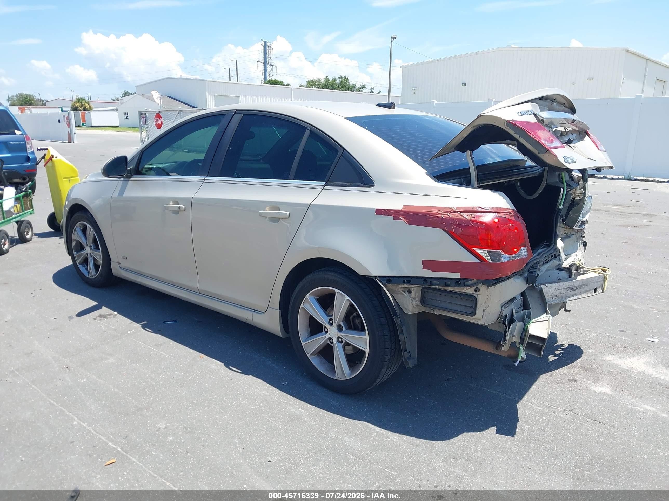 2012 Chevrolet Cruze 2lt Gold vin: 1G1PG5SC7C7162579