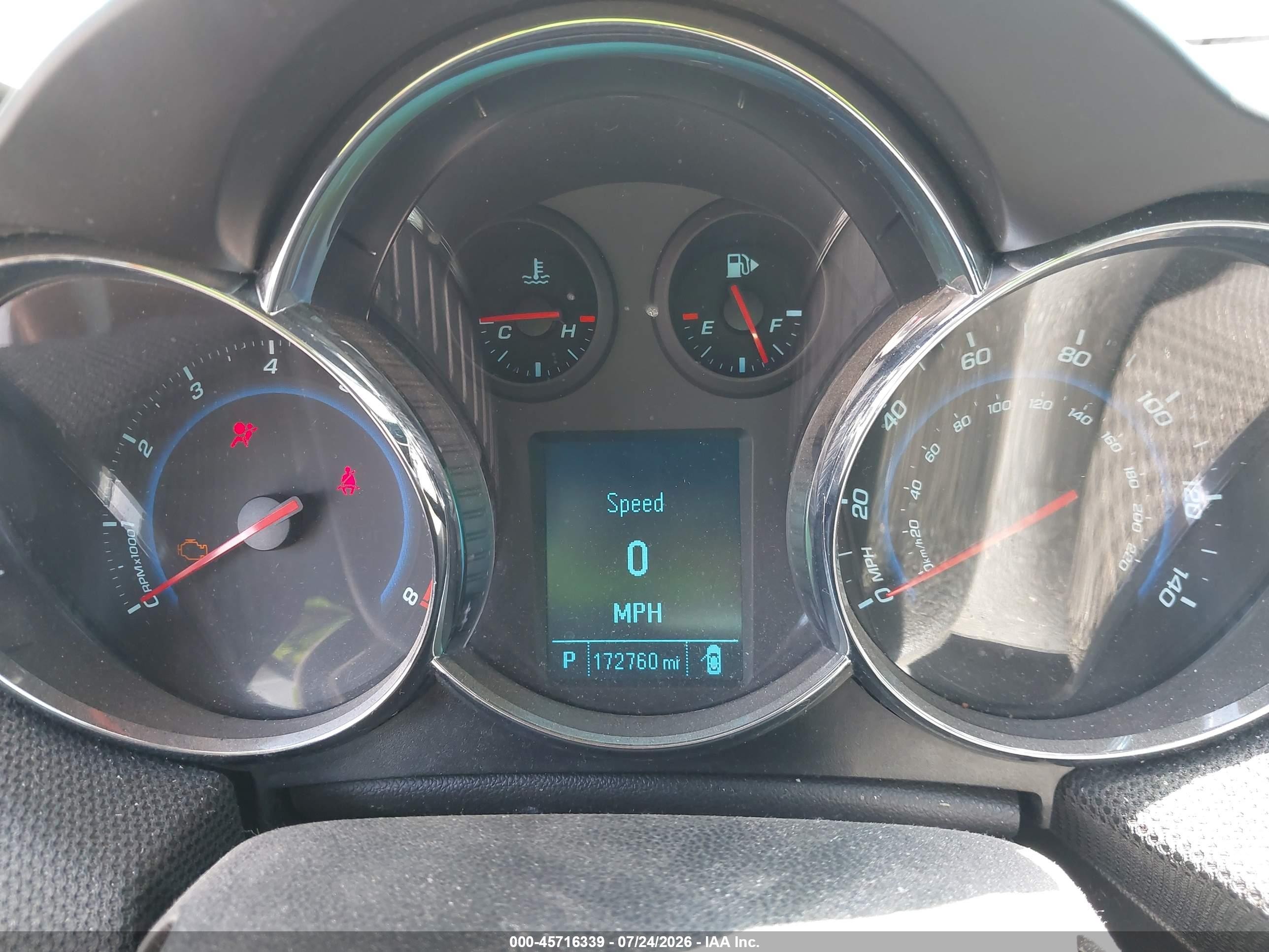 2012 Chevrolet Cruze 2lt Gold vin: 1G1PG5SC7C7162579