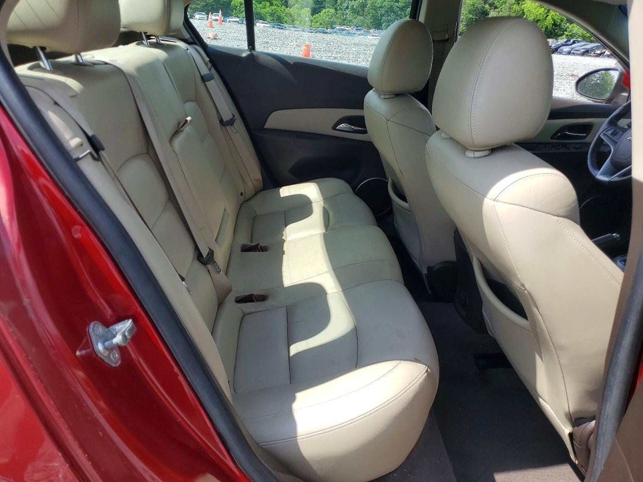 2012 Chevrolet Cruze Lt Red vin: 1G1PG5SC7C7183688