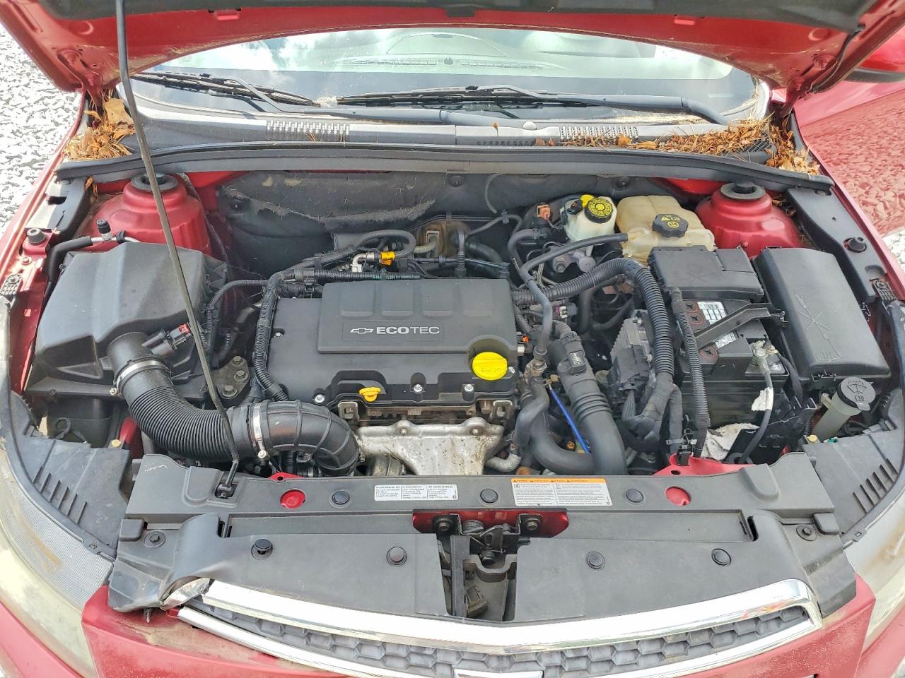 2012 Chevrolet Cruze Lt Red vin: 1G1PG5SC7C7183688