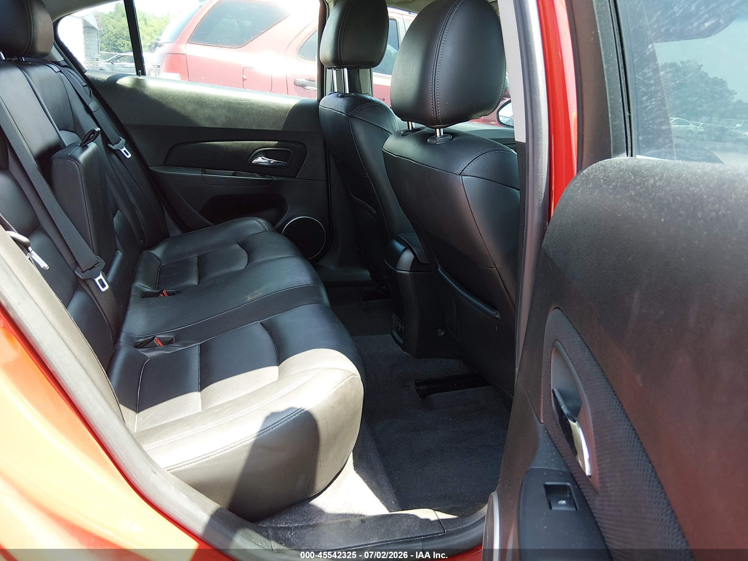 2012 Chevrolet Cruze 2lt Red vin: 1G1PG5SC7C7214809