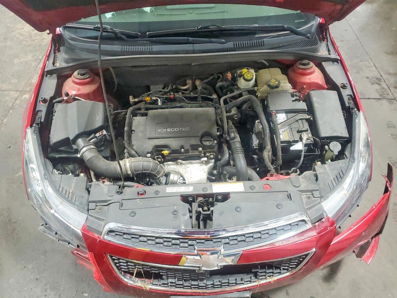 2012 Chevrolet Cruze Lt Maroon vin: 1G1PG5SC7C7335646