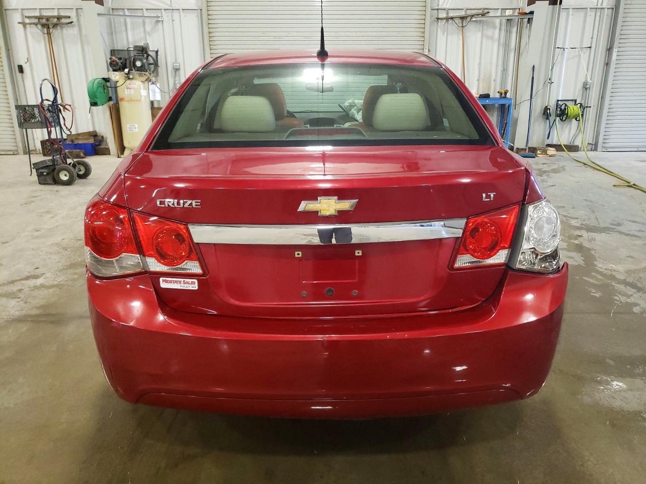2012 Chevrolet Cruze Lt Maroon vin: 1G1PG5SC7C7335646