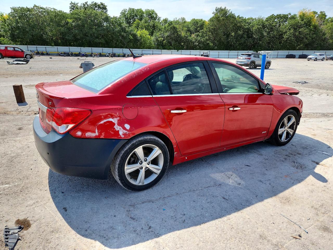 2012 Chevrolet Cruze Lt Red vin: 1G1PG5SC8C7160663