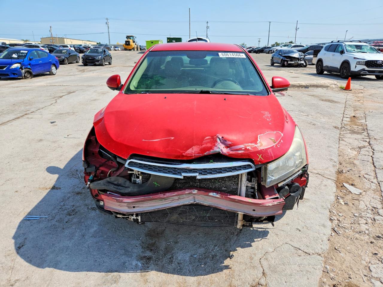 2012 Chevrolet Cruze Lt Red vin: 1G1PG5SC8C7160663