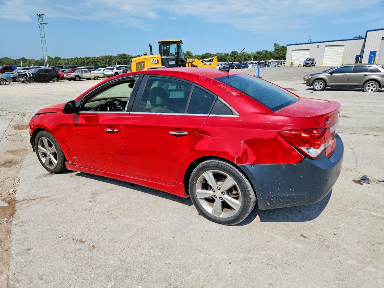 2012 Chevrolet Cruze Lt Red vin: 1G1PG5SC8C7160663