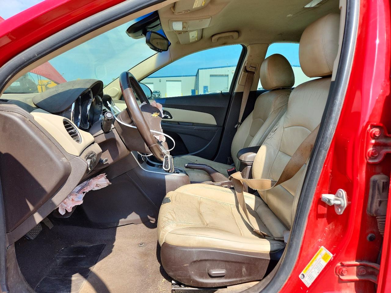 2012 Chevrolet Cruze Lt Red vin: 1G1PG5SC8C7160663