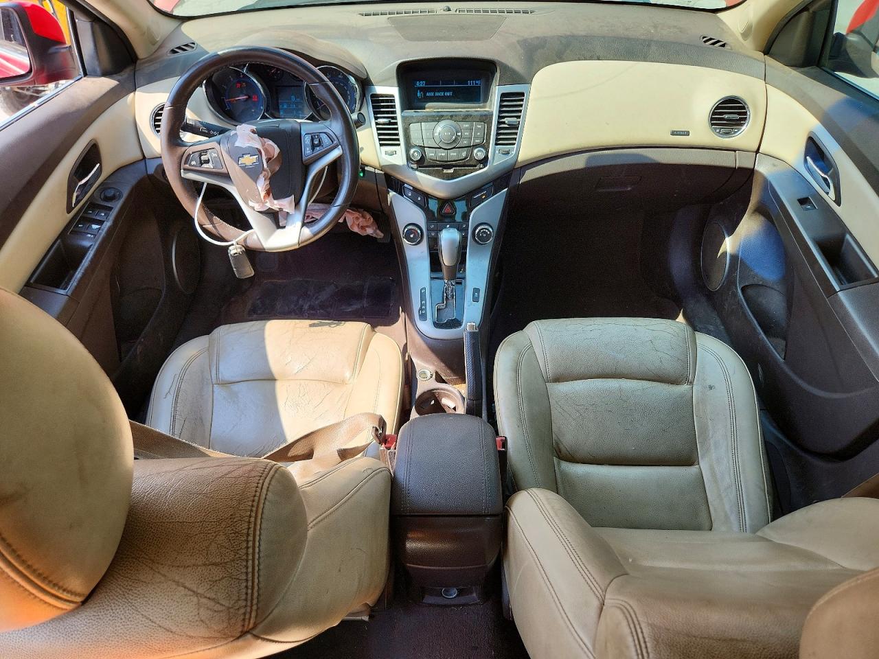 2012 Chevrolet Cruze Lt Red vin: 1G1PG5SC8C7160663