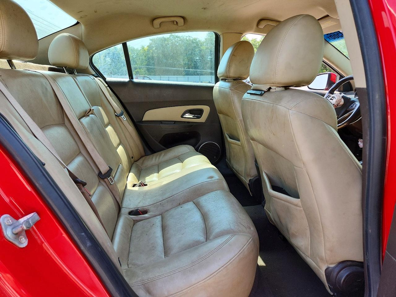 2012 Chevrolet Cruze Lt Red vin: 1G1PG5SC8C7160663