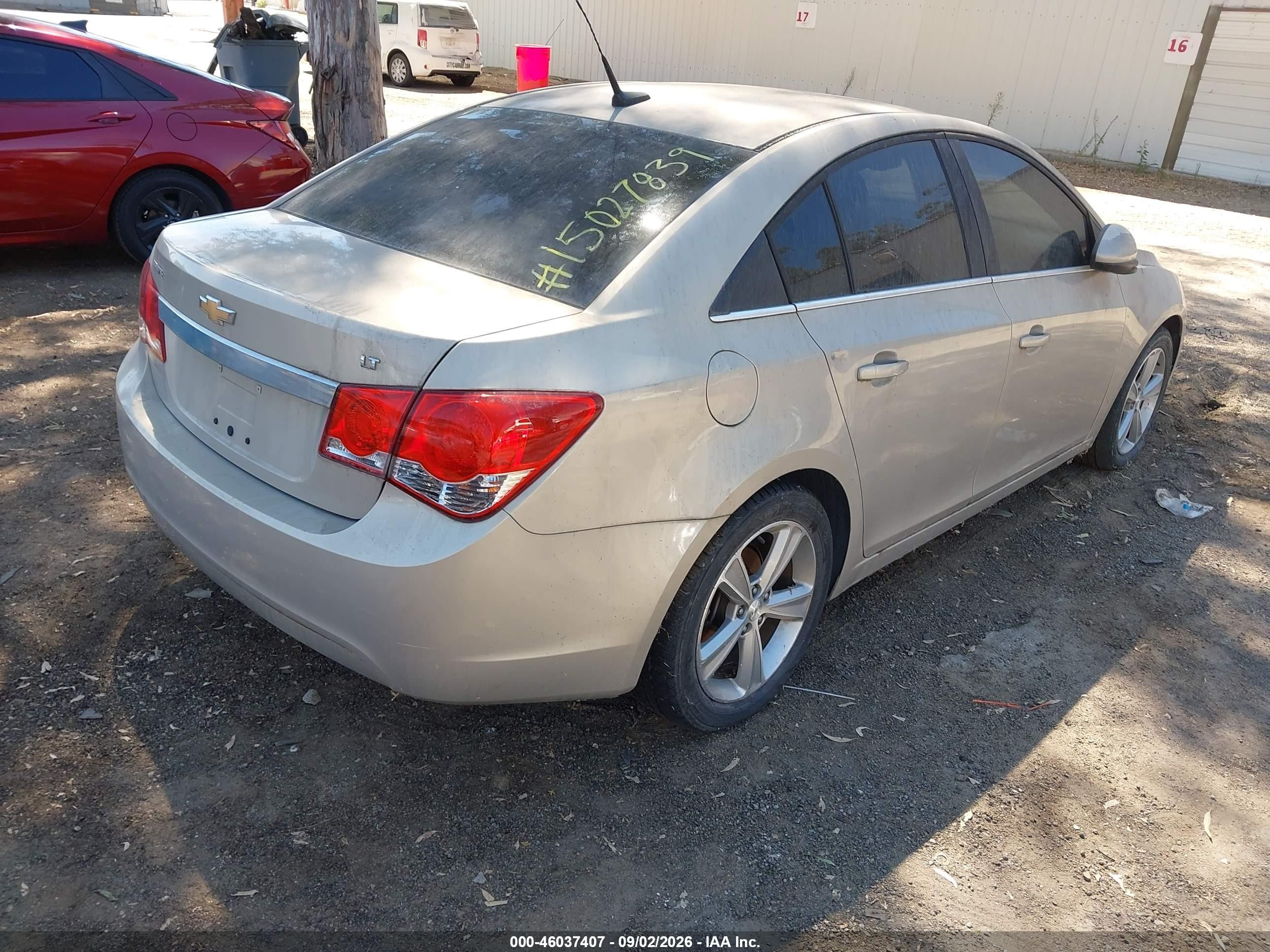 2012 Chevrolet Cruze 2lt Champagne vin: 1G1PG5SC8C7265073