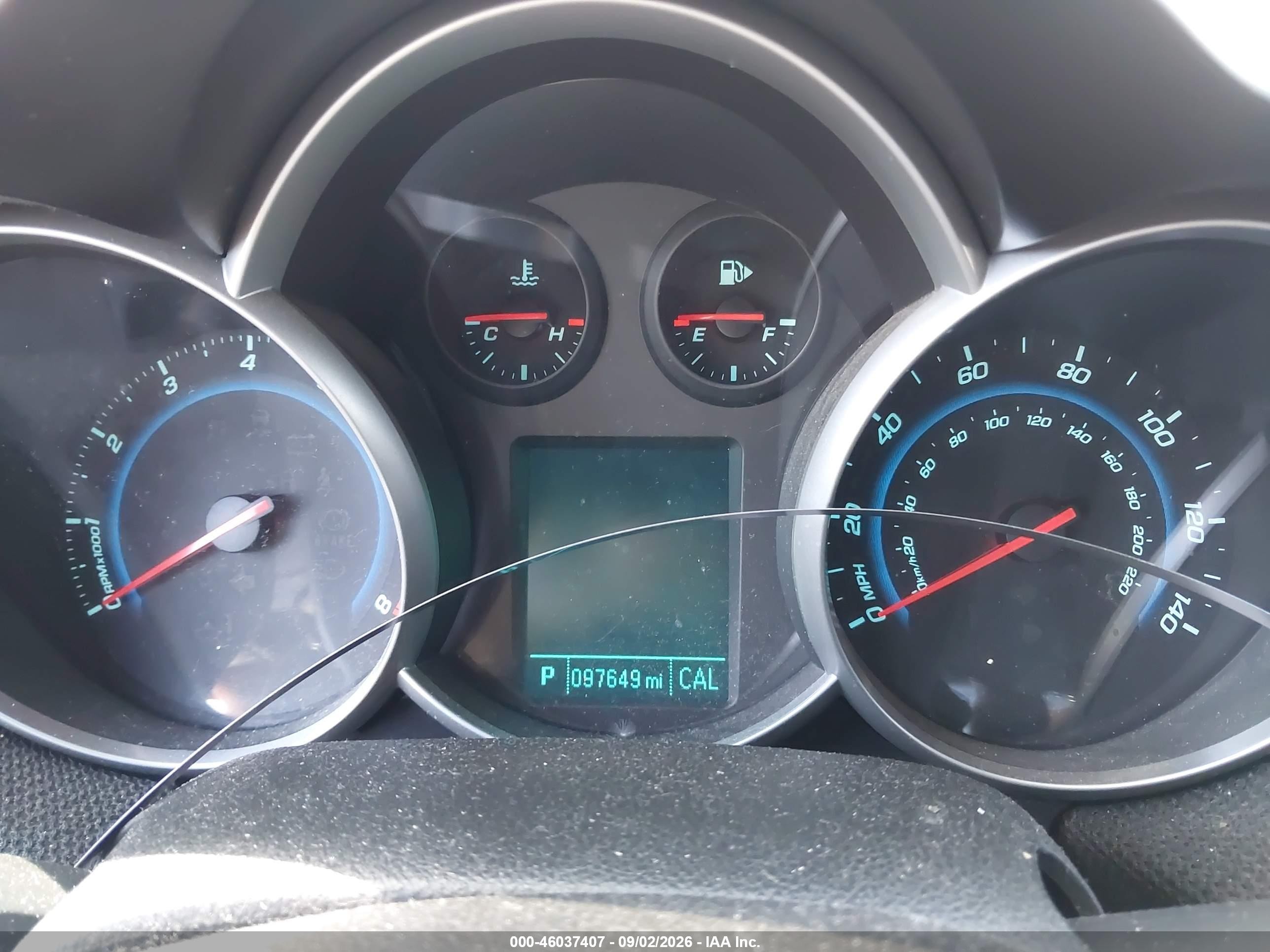 2012 Chevrolet Cruze 2lt Champagne vin: 1G1PG5SC8C7265073