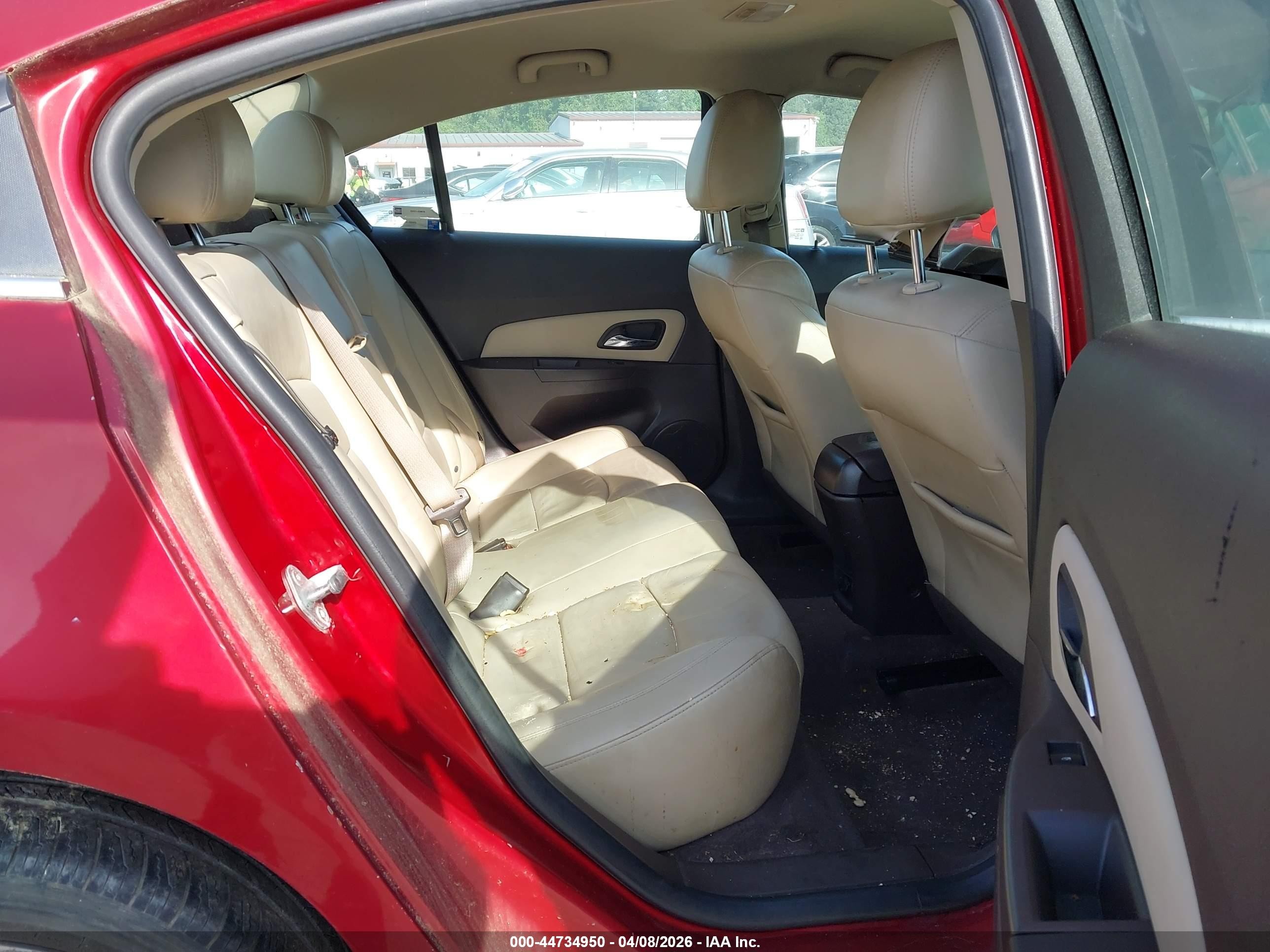 2012 Chevrolet Cruze 2lt Красный vin: 1G1PG5SC8C7349314