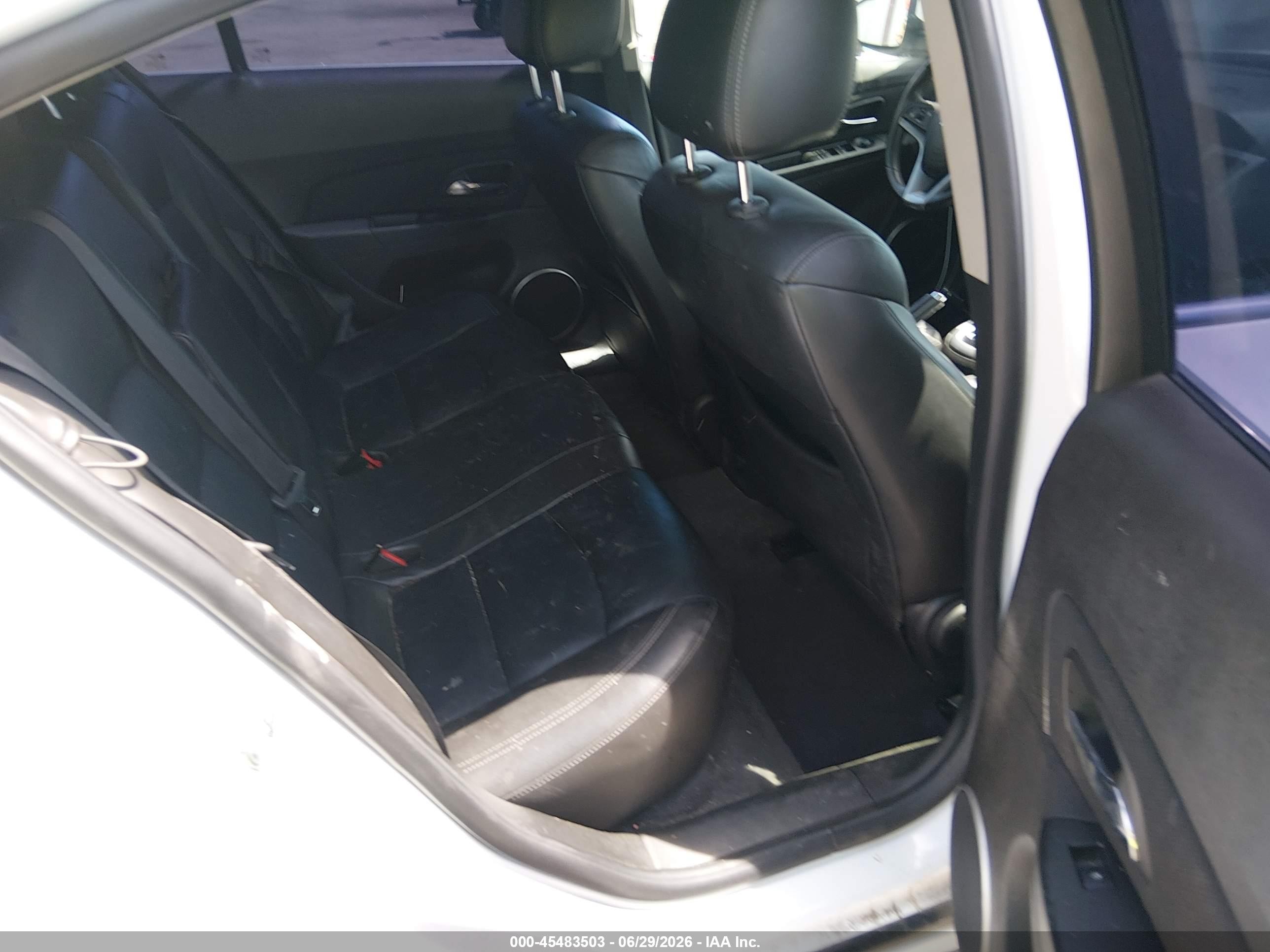 2012 Chevrolet Cruze 2lt White vin: 1G1PG5SC9C7121306