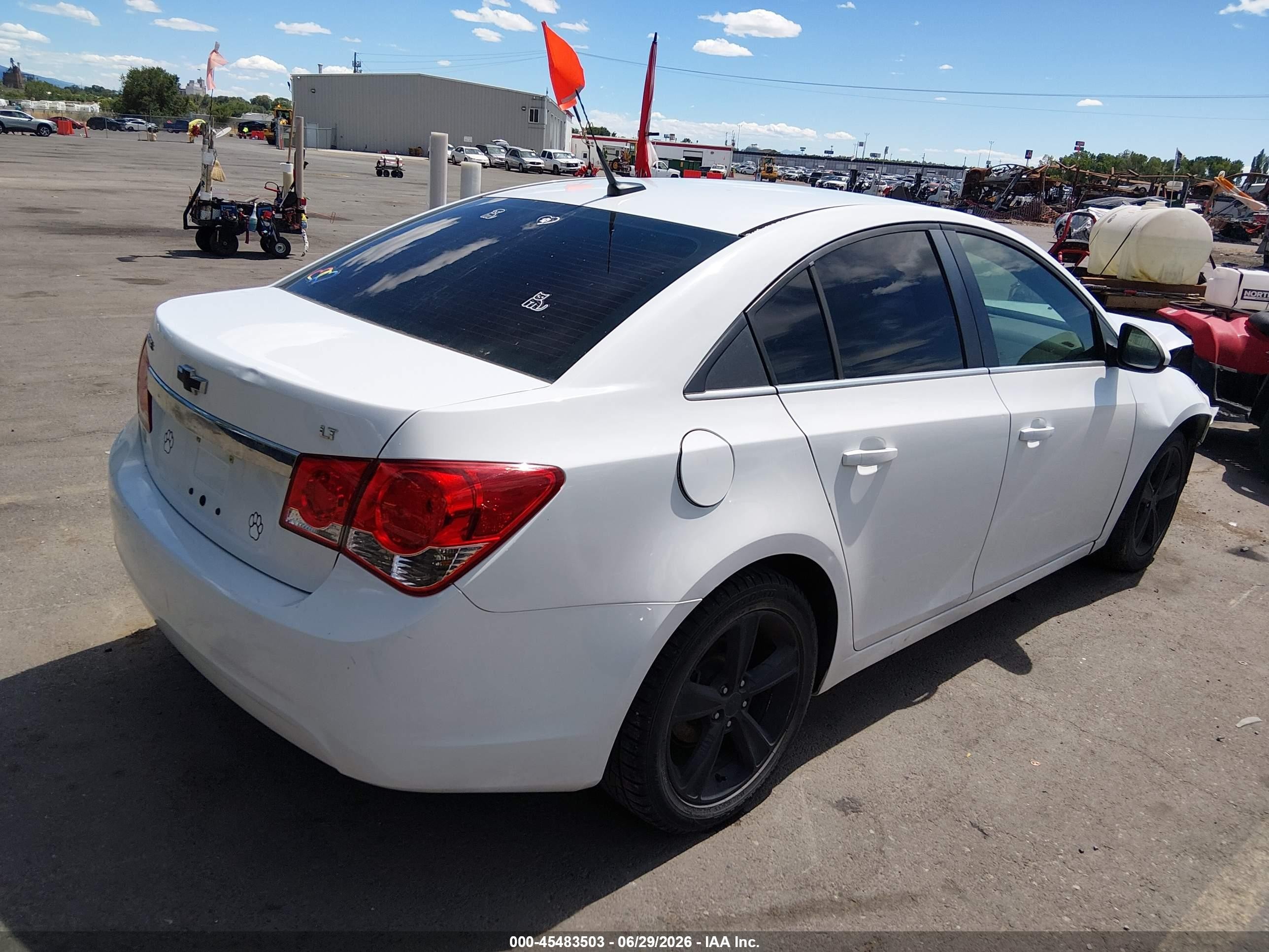 2012 Chevrolet Cruze 2lt White vin: 1G1PG5SC9C7121306