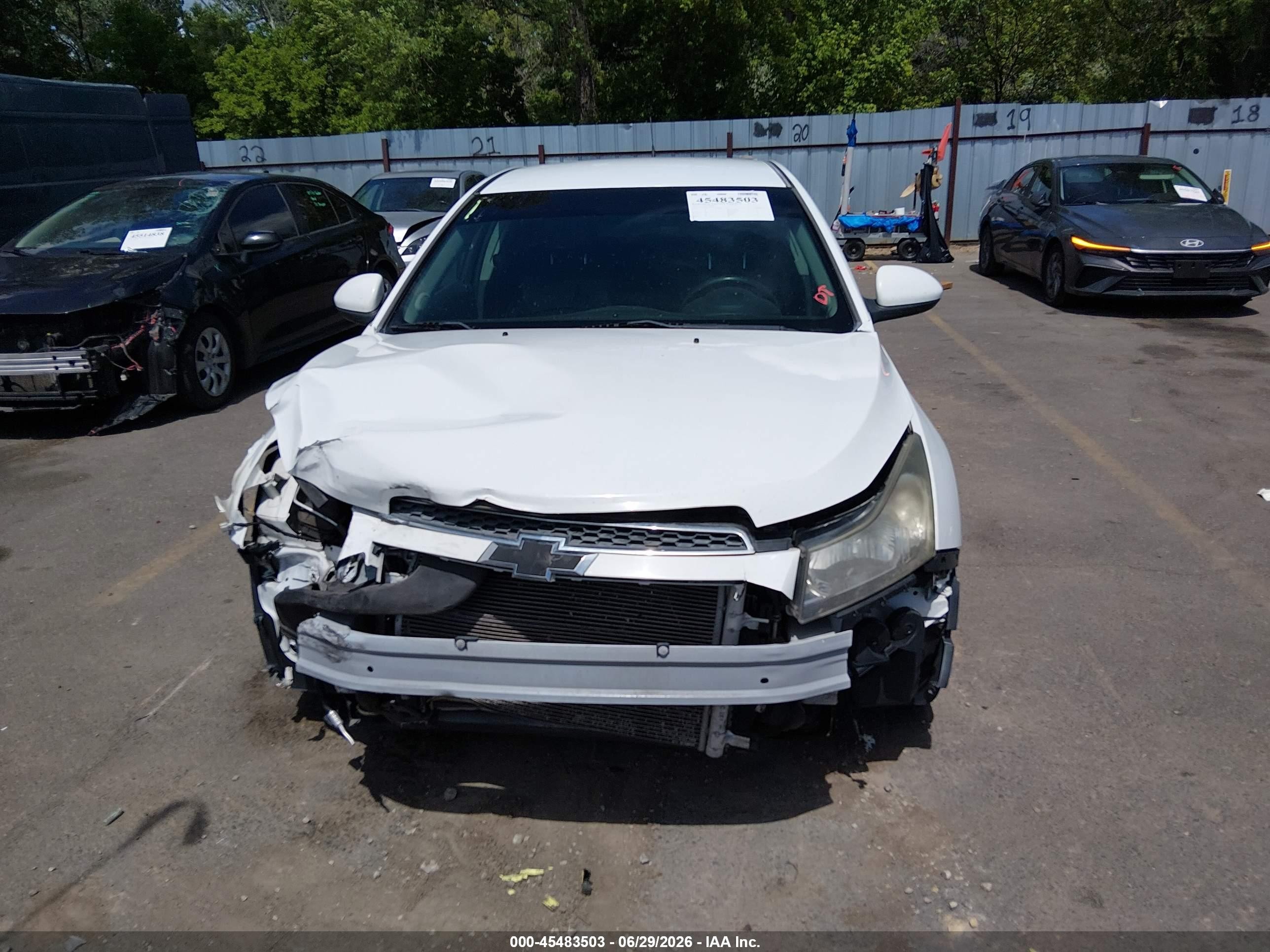 2012 Chevrolet Cruze 2lt White vin: 1G1PG5SC9C7121306