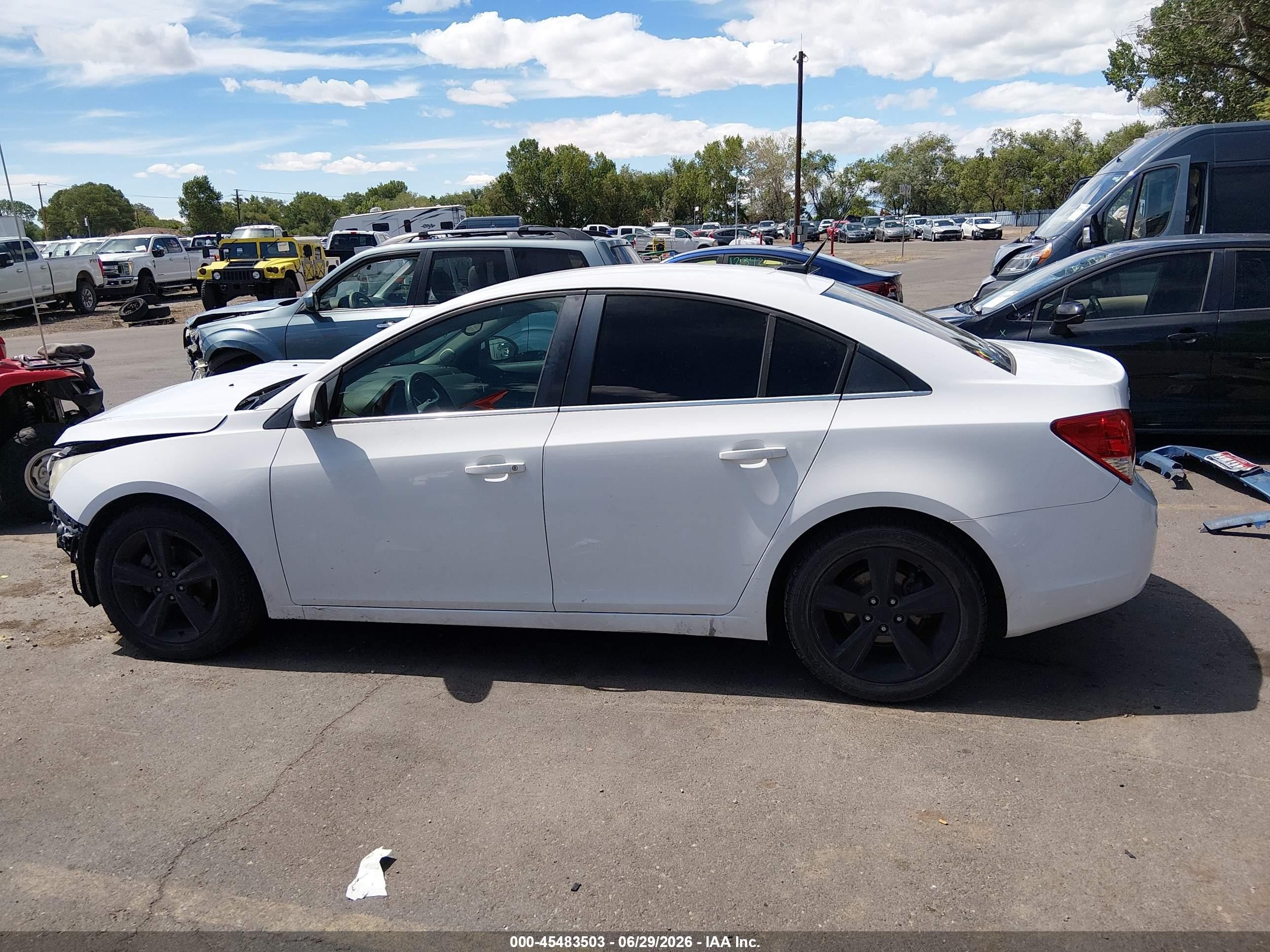 2012 Chevrolet Cruze 2lt White vin: 1G1PG5SC9C7121306