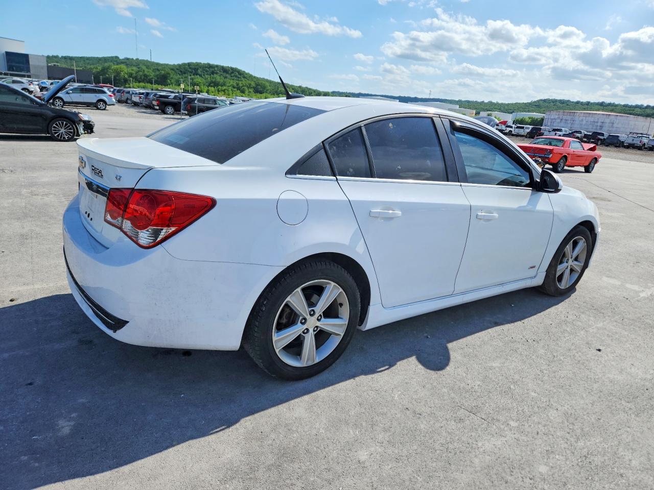2012 Chevrolet Cruze Lt White vin: 1G1PG5SC9C7130653