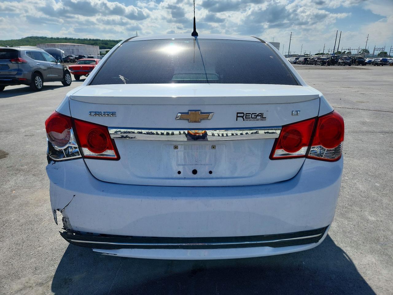 2012 Chevrolet Cruze Lt White vin: 1G1PG5SC9C7130653