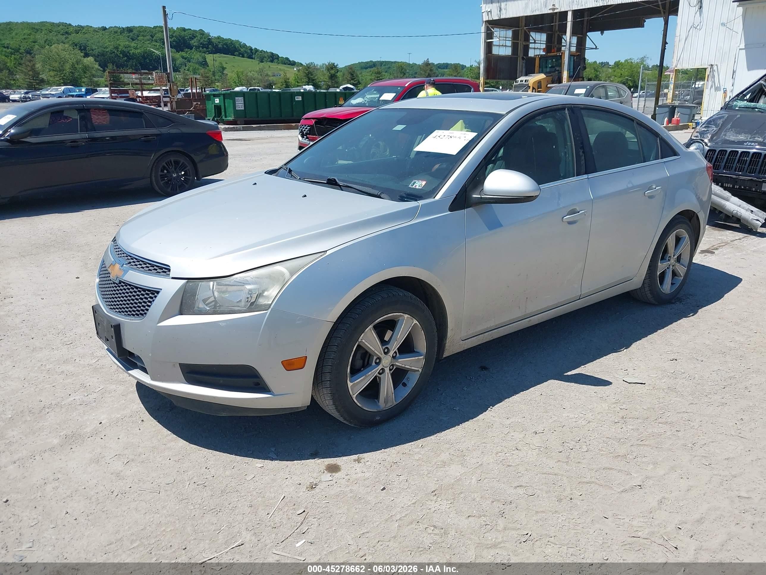 2012 Chevrolet Cruze 2lt Silver vin: 1G1PG5SC9C7383729