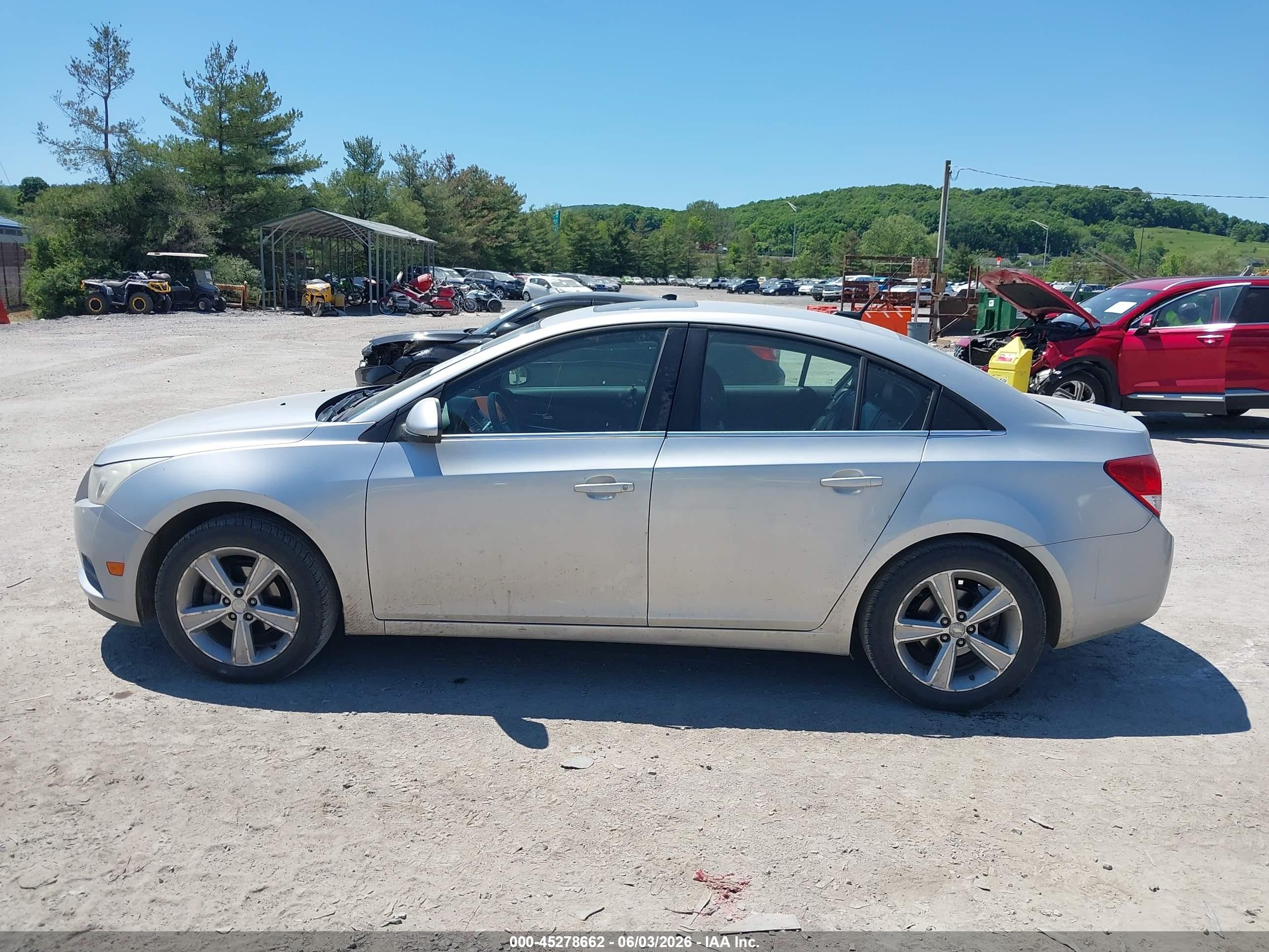 2012 Chevrolet Cruze 2lt Silver vin: 1G1PG5SC9C7383729