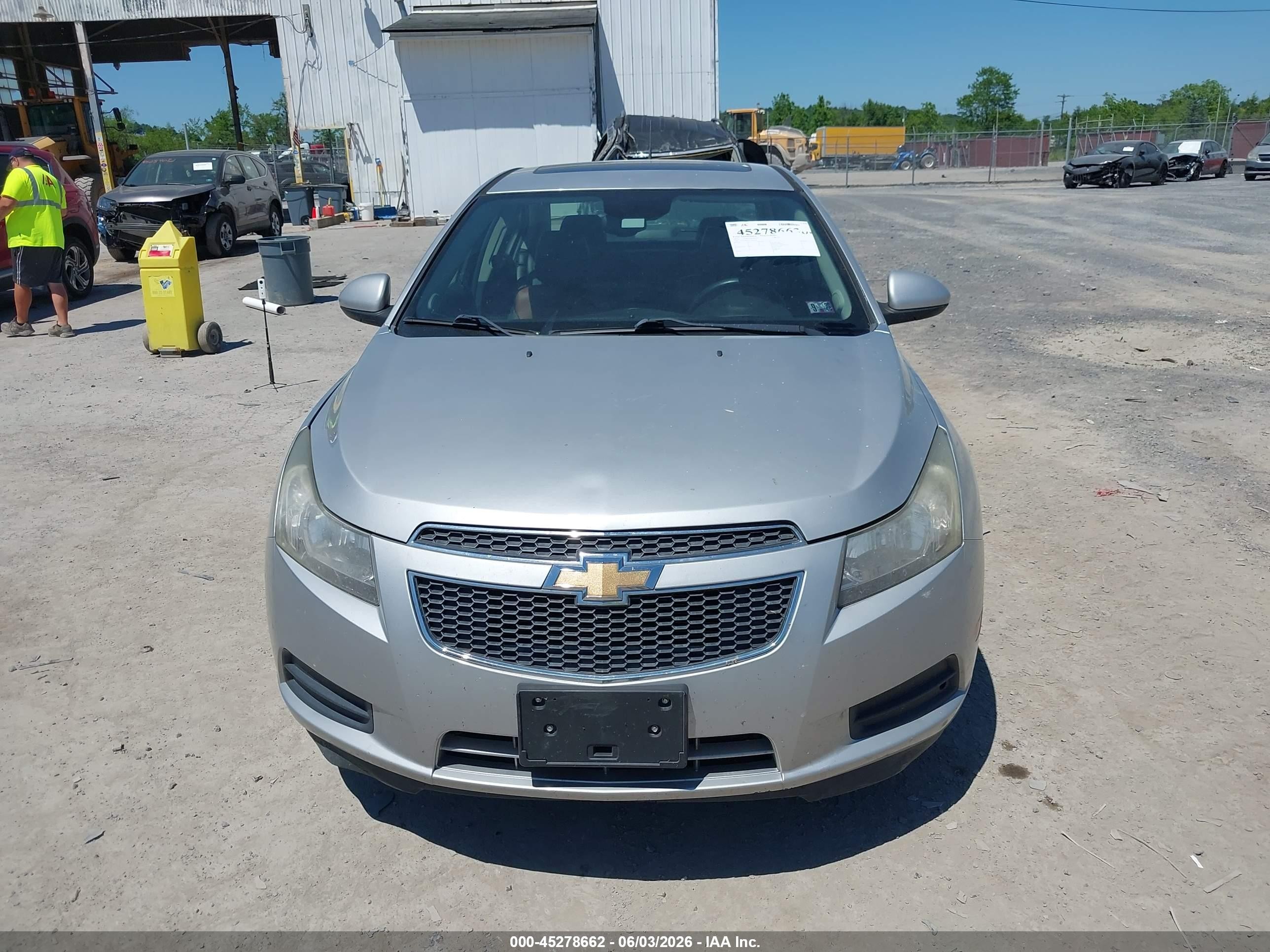2012 Chevrolet Cruze 2lt Silver vin: 1G1PG5SC9C7383729