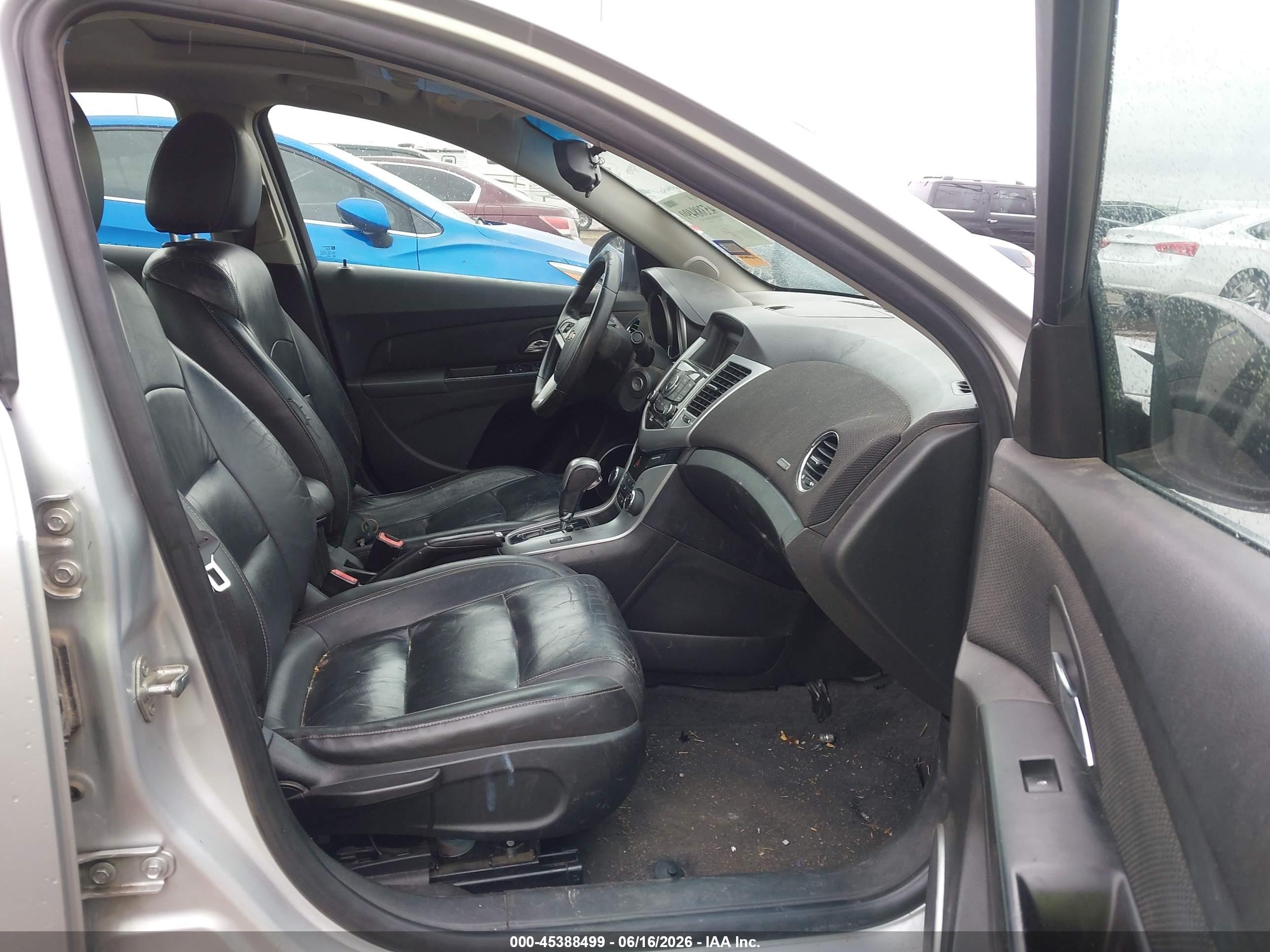 2012 Chevrolet Cruze 2lt Silver vin: 1G1PG5SCXC7123341